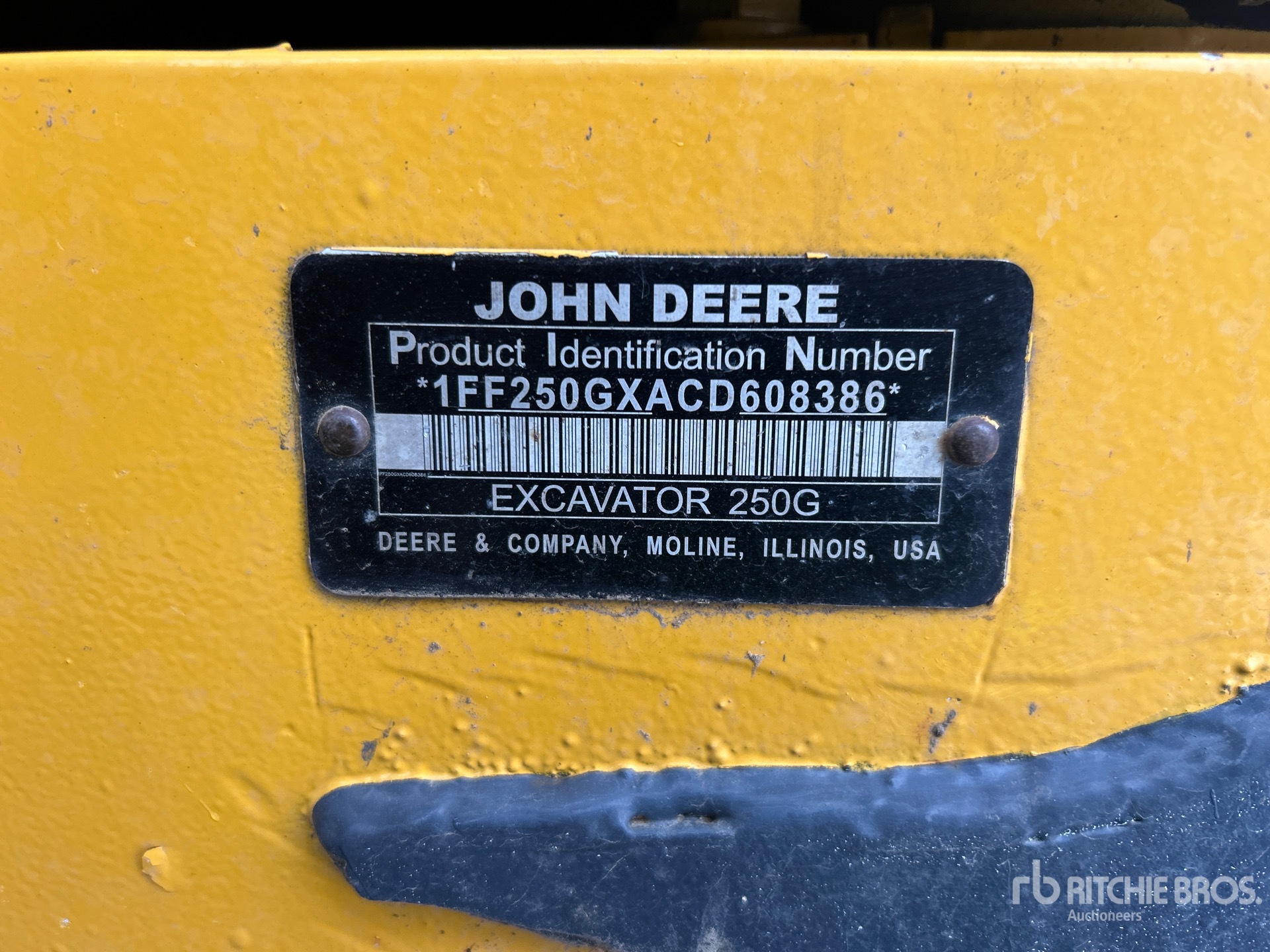 EXCAVADORA 2012 JOHN DEERE 250GLC