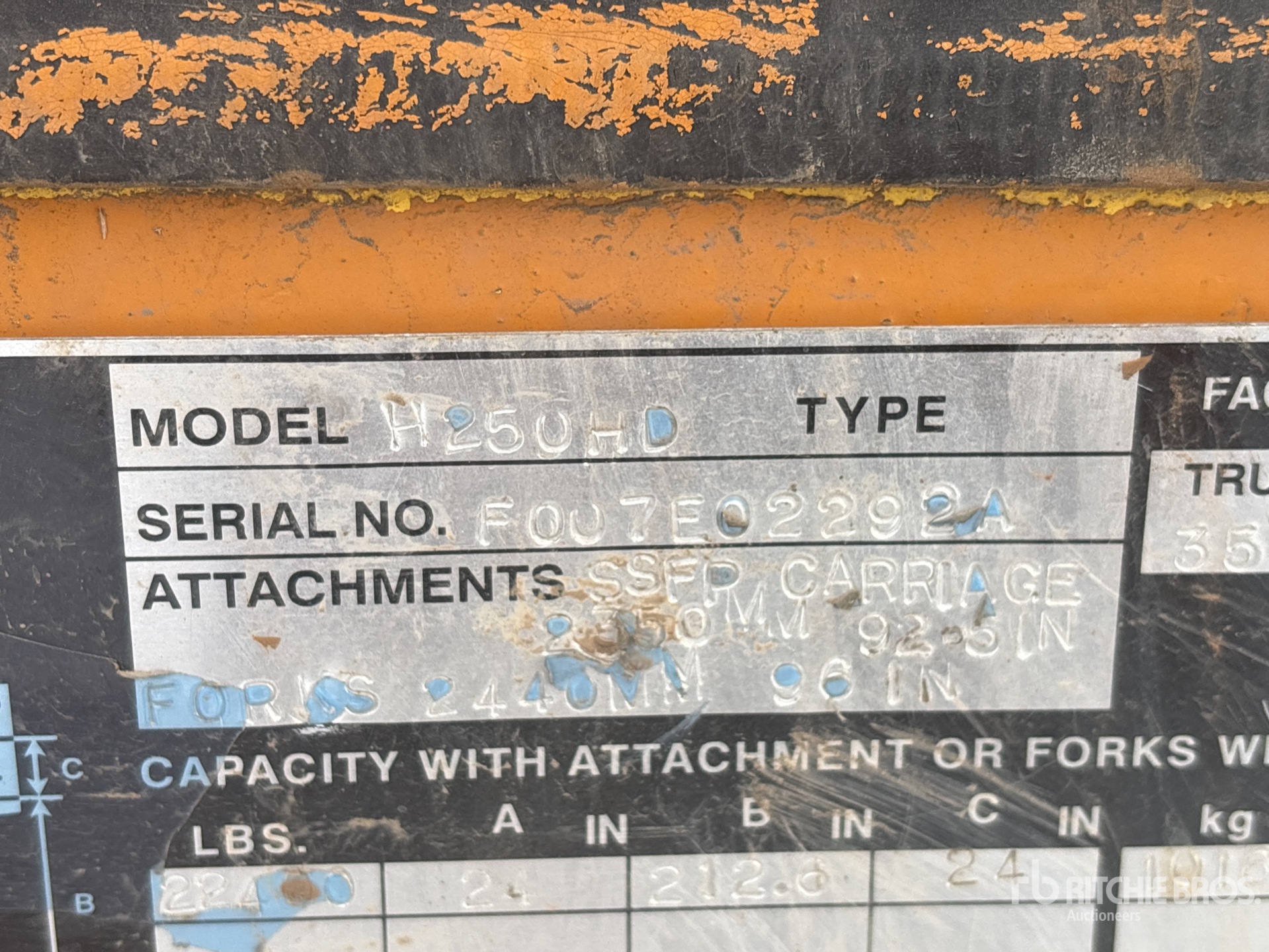 General Appearance with Seriennummer / FIN