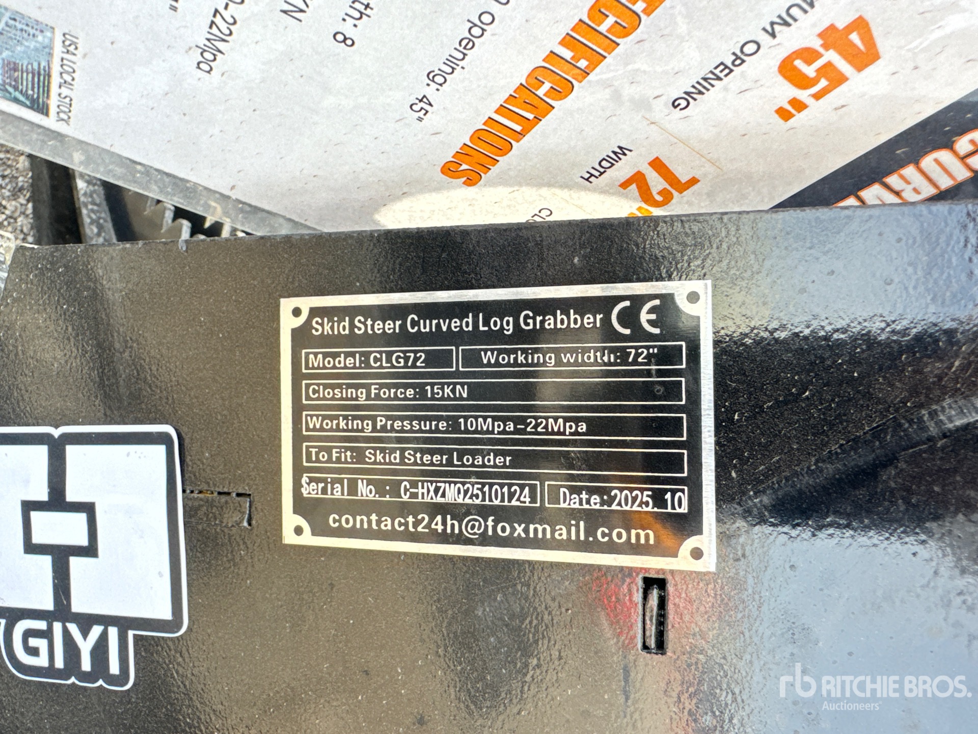 General Appearance with N.º de serie/VIN