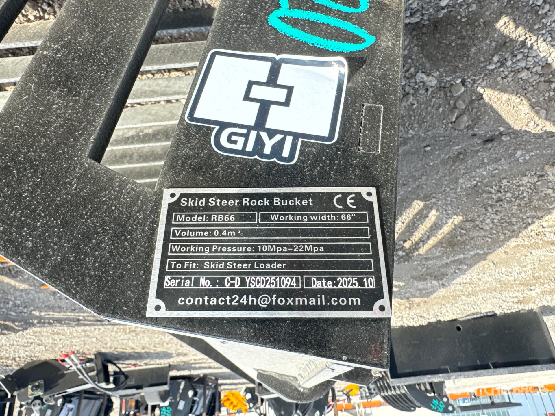 General Appearance with N.º de serie/VIN