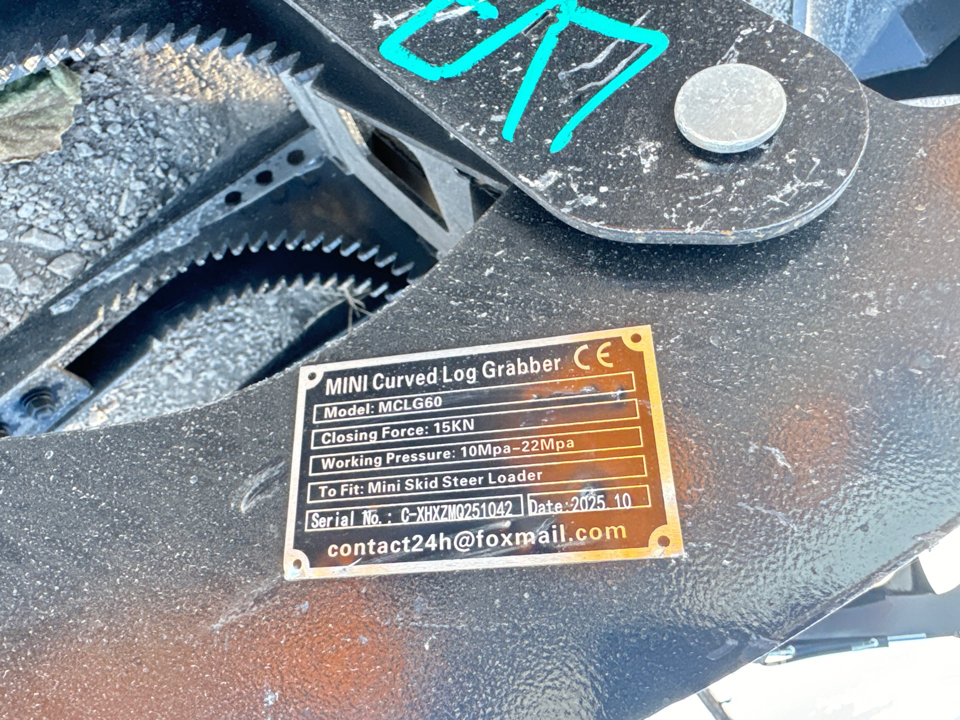 General Appearance with N.º de serie/VIN