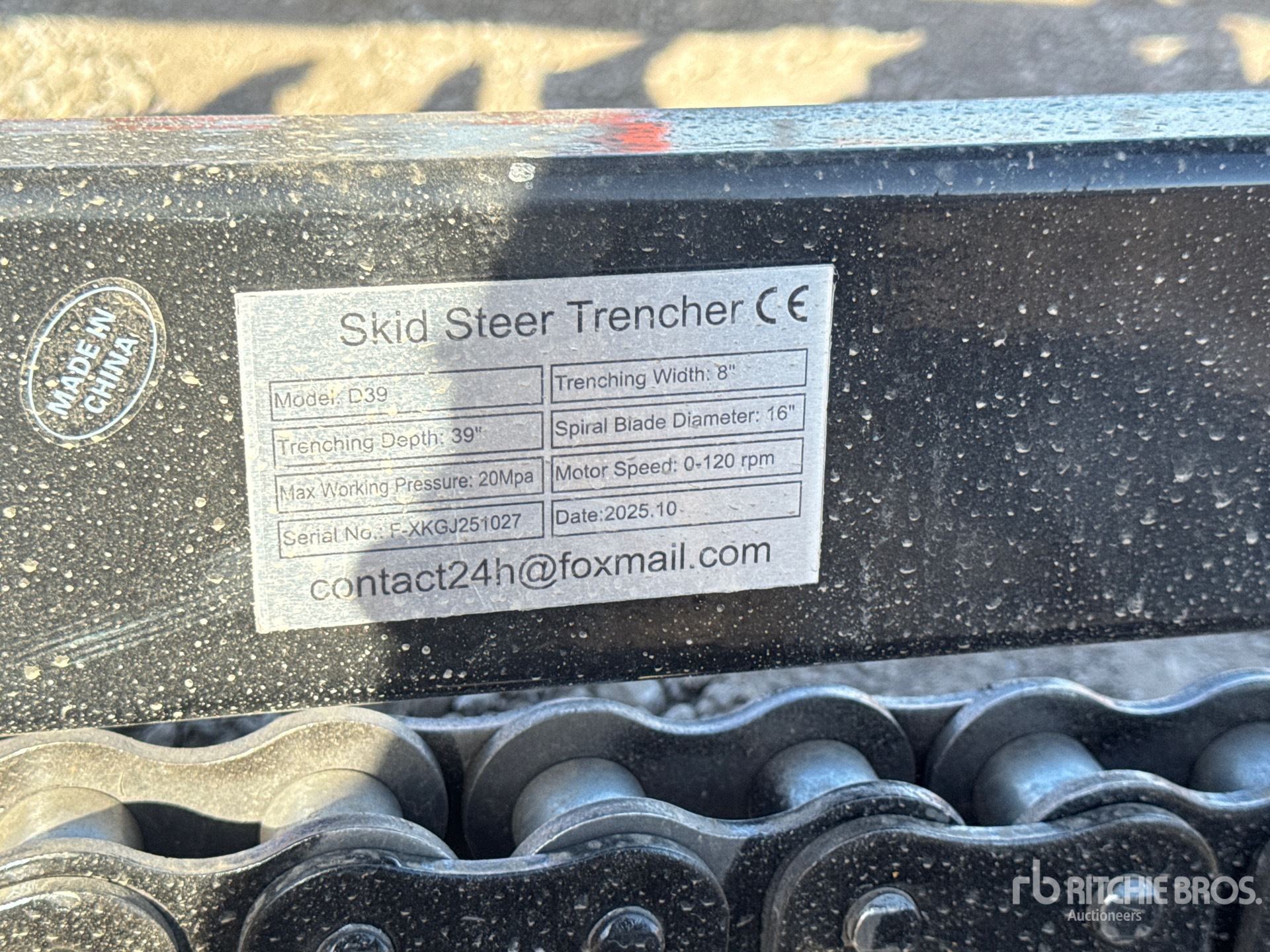 General Appearance with N.º de serie/VIN