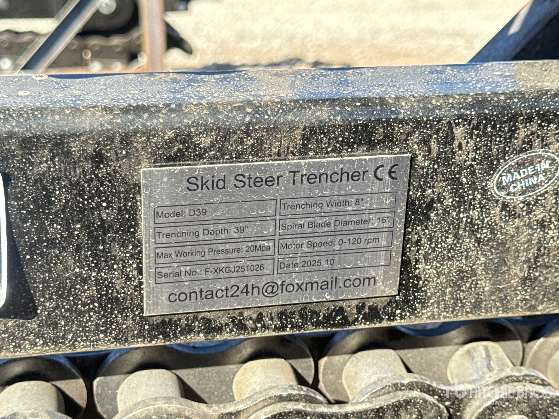 General Appearance with N.º de serie/VIN