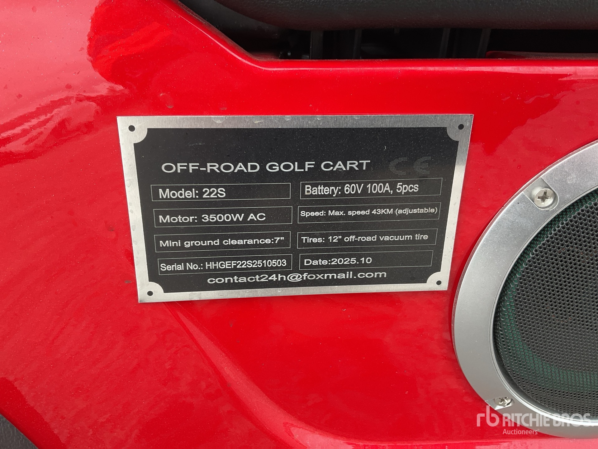 General Appearance with Numéro de série/Numéro d'identification du véhicule automobile