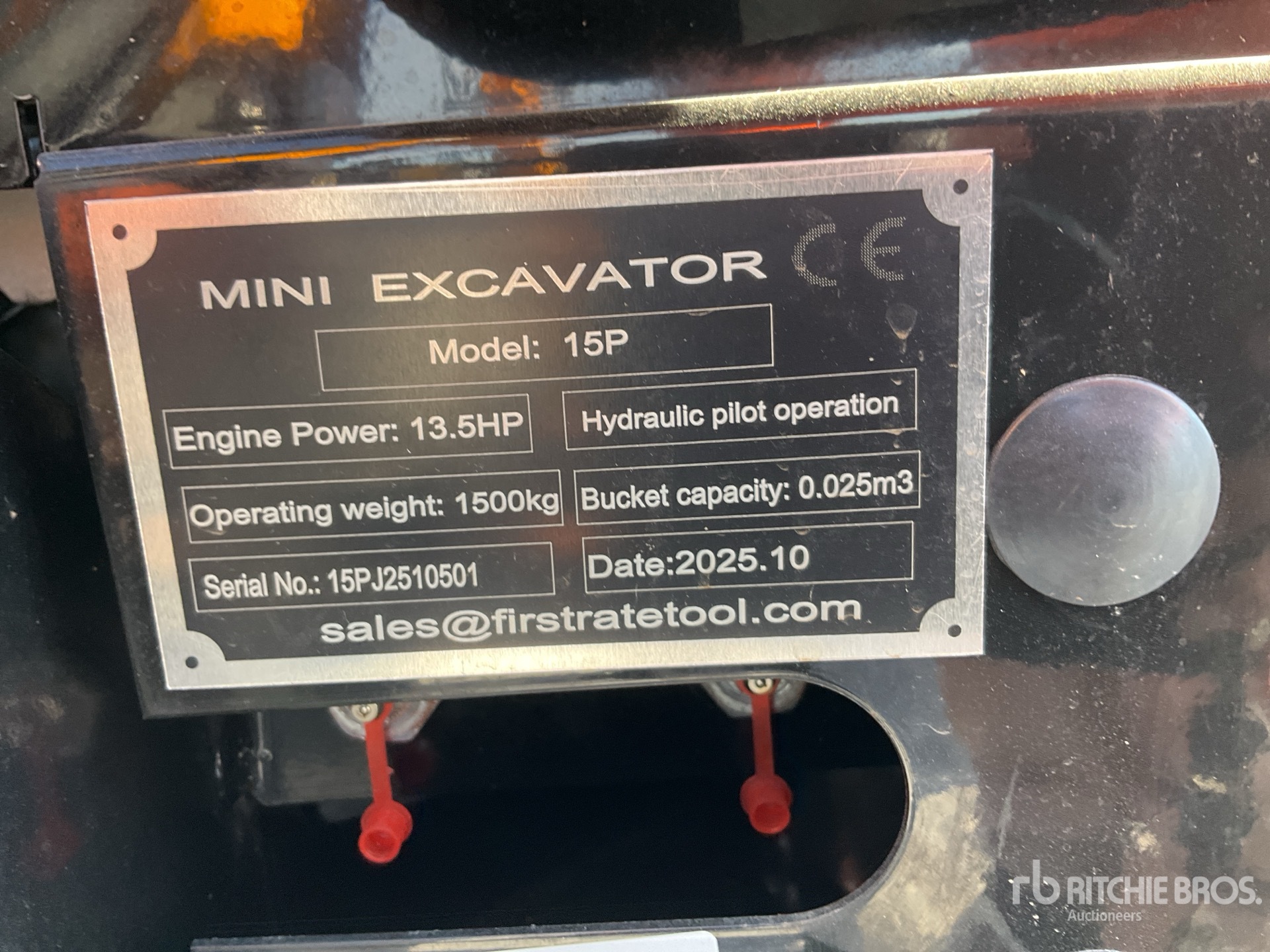 General Appearance with N.º de serie/VIN