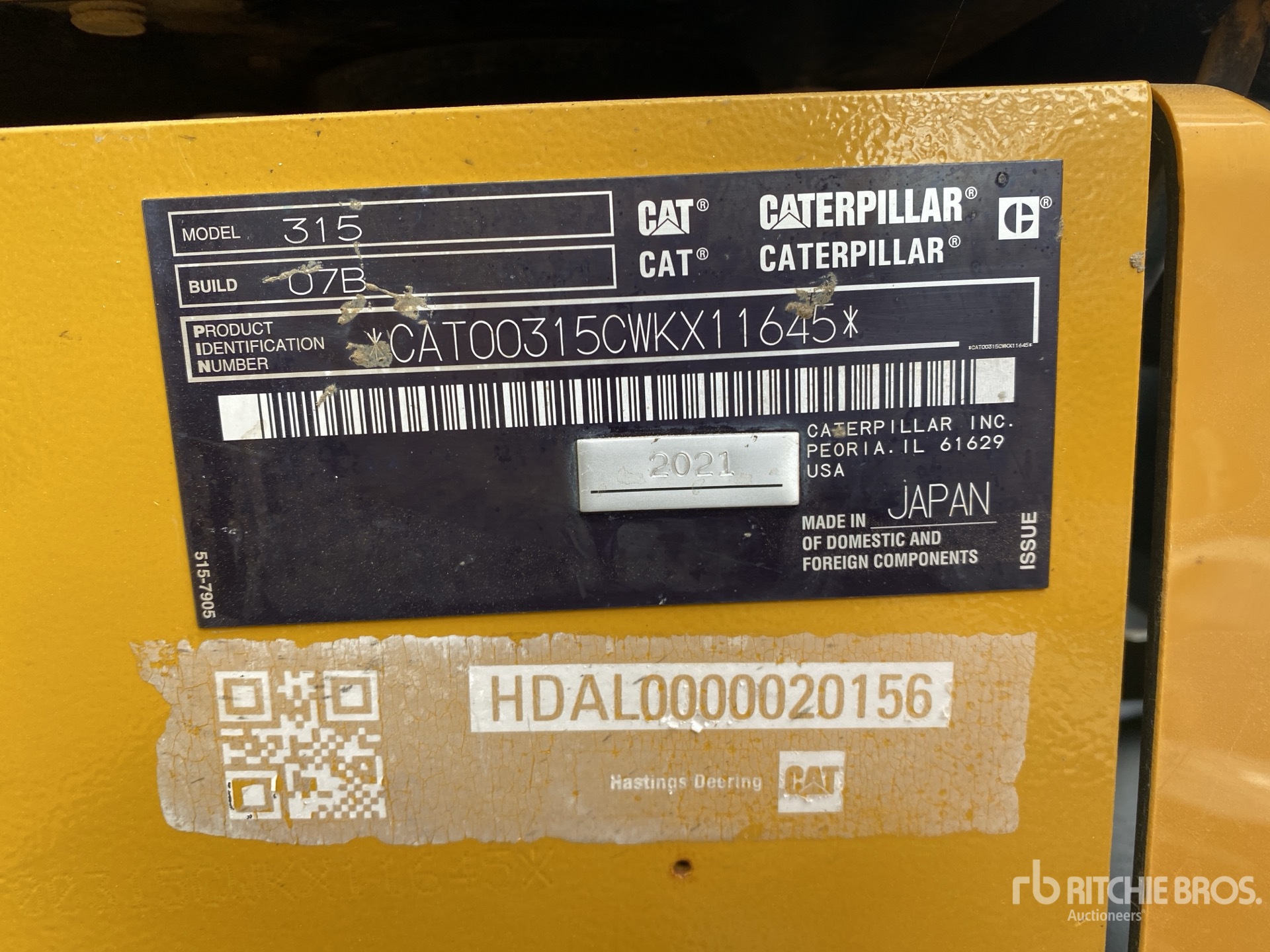 General Appearance with Numero seriale/numero d’identificazione del veicolo (VIN)