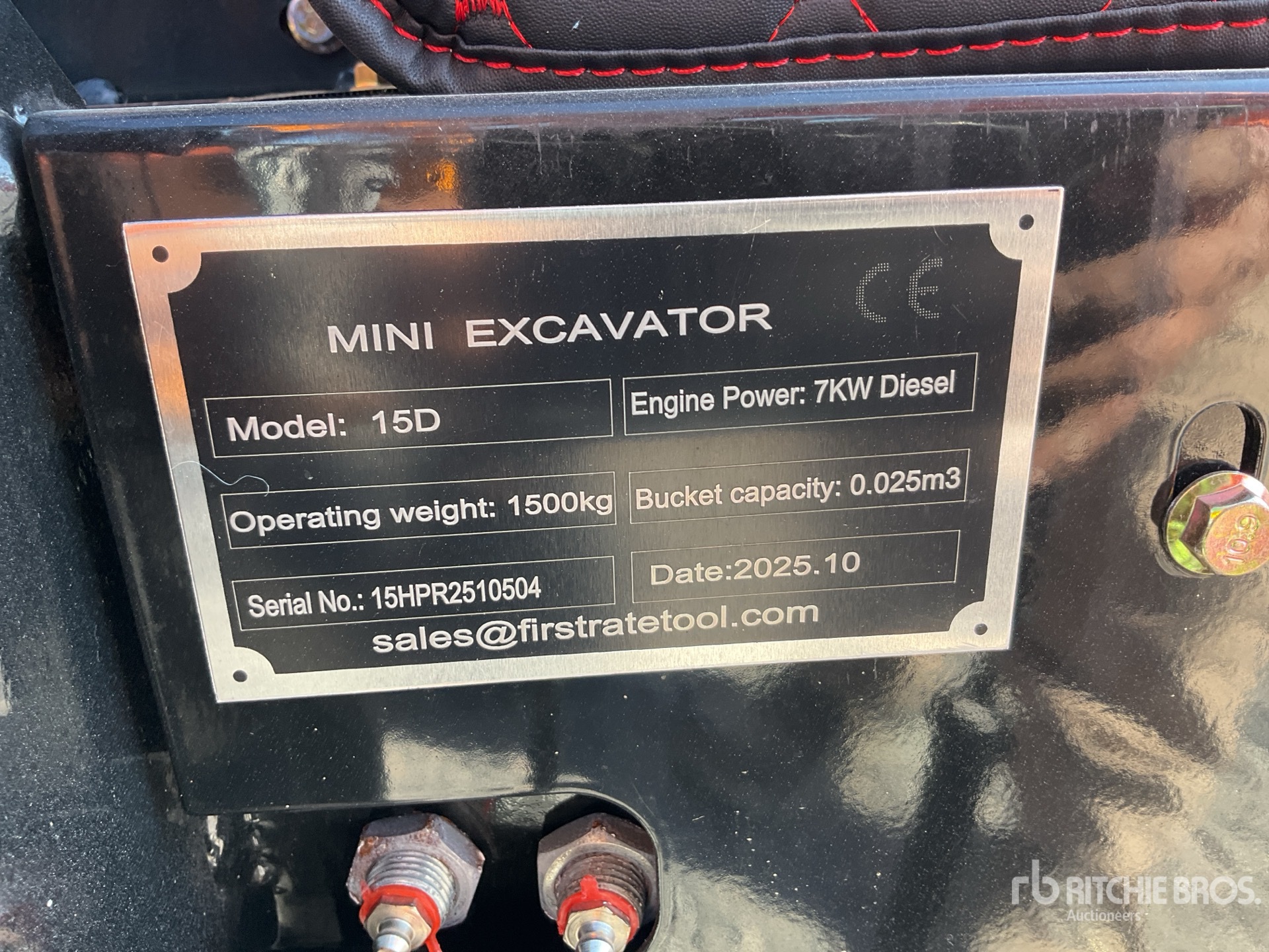 General Appearance with N.º de serie/VIN