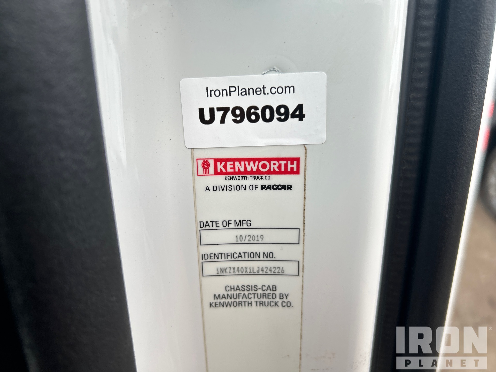 General Appearance with Seriennummer / FIN