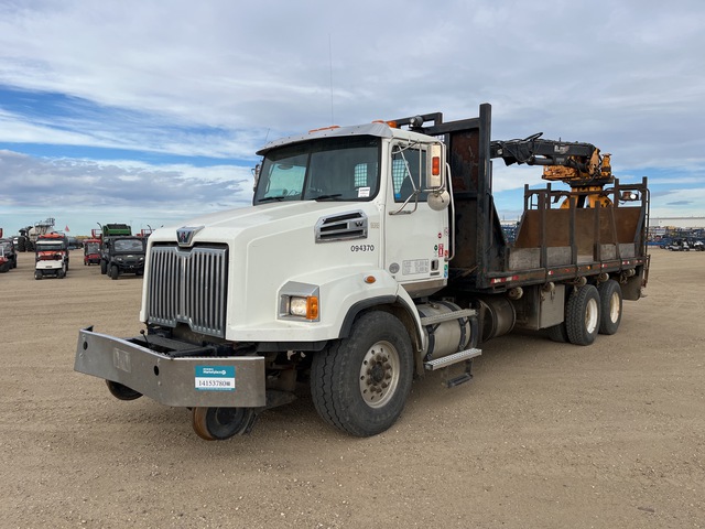 Rotobec Elite MT26 7400 lb Articulated Boom on 2015 Western Star 4700SB 6x4 Hi-Rail Grapple Truck
