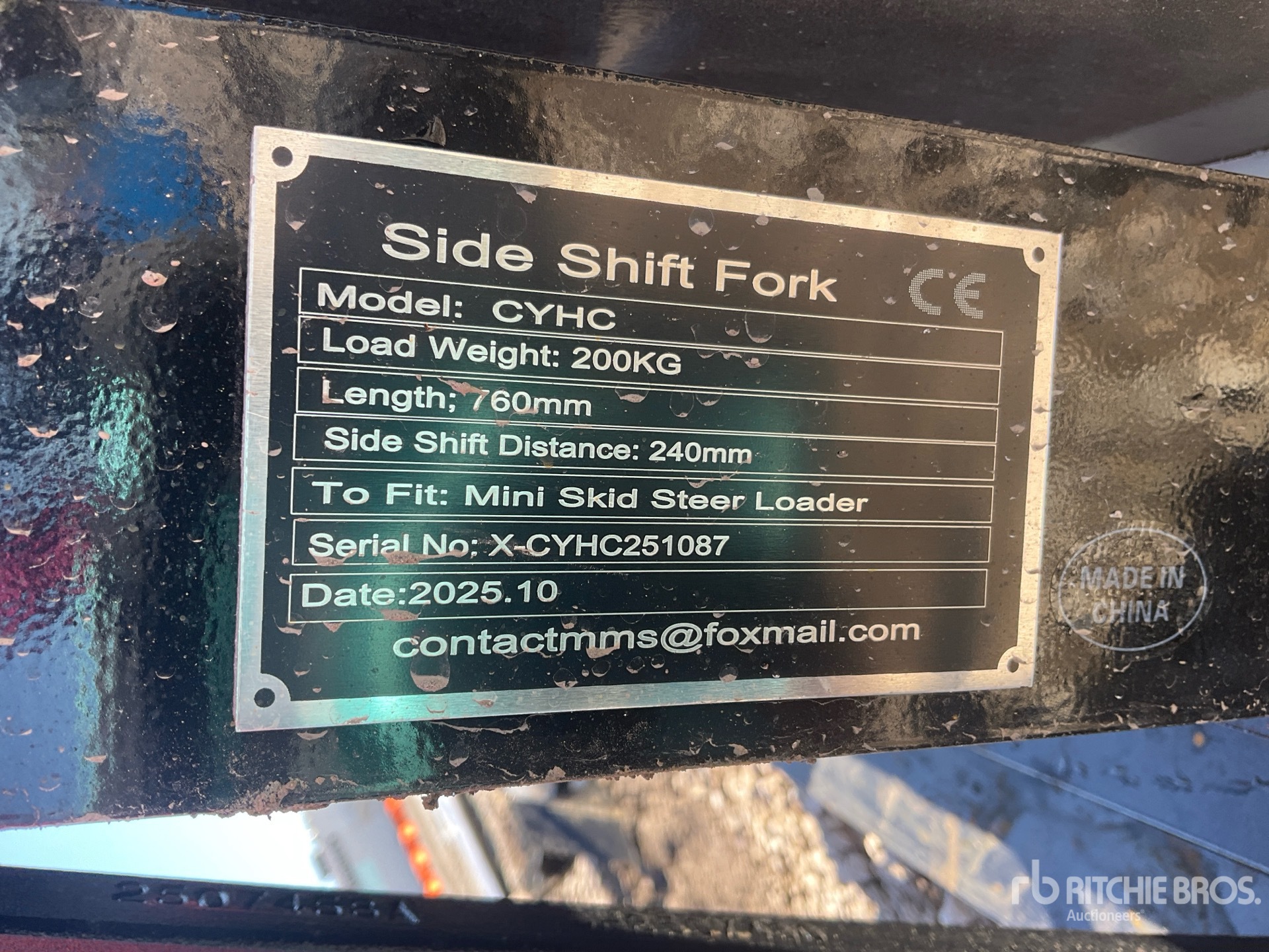 General Appearance with Numero seriale/numero d’identificazione del veicolo (VIN)