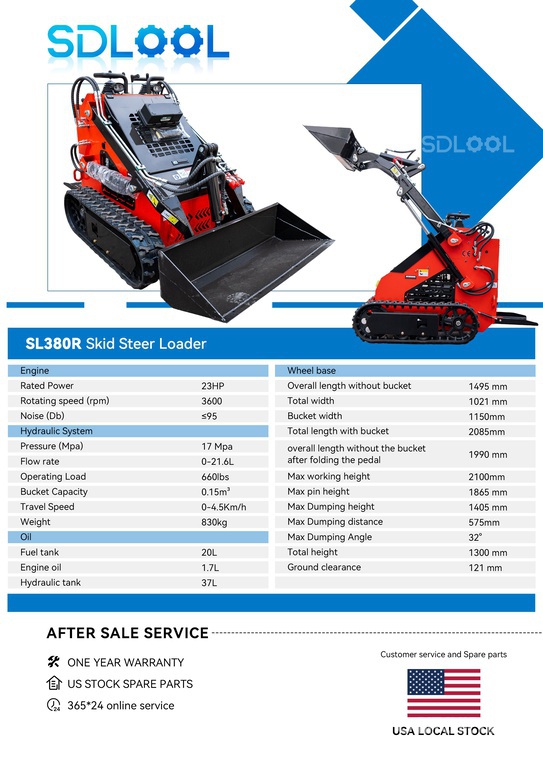 2025 SDLOOL SL380R Mini Compact Track Loader (Unused) | Ritchie