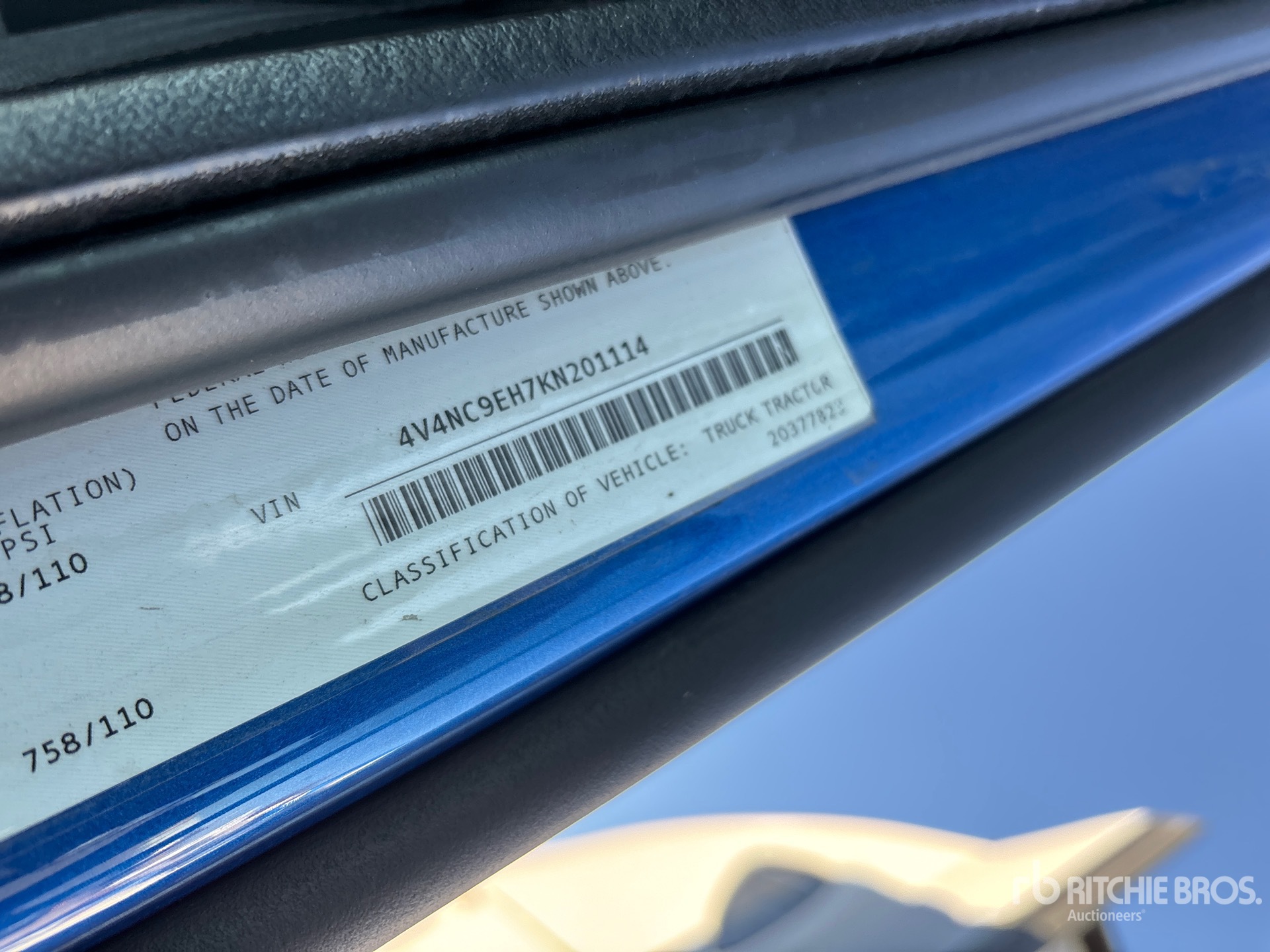 General Appearance with Second Serial Number/VIN Photo