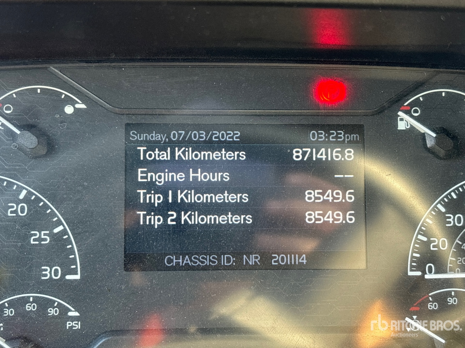 General Appearance with Hour Meter / Odometer