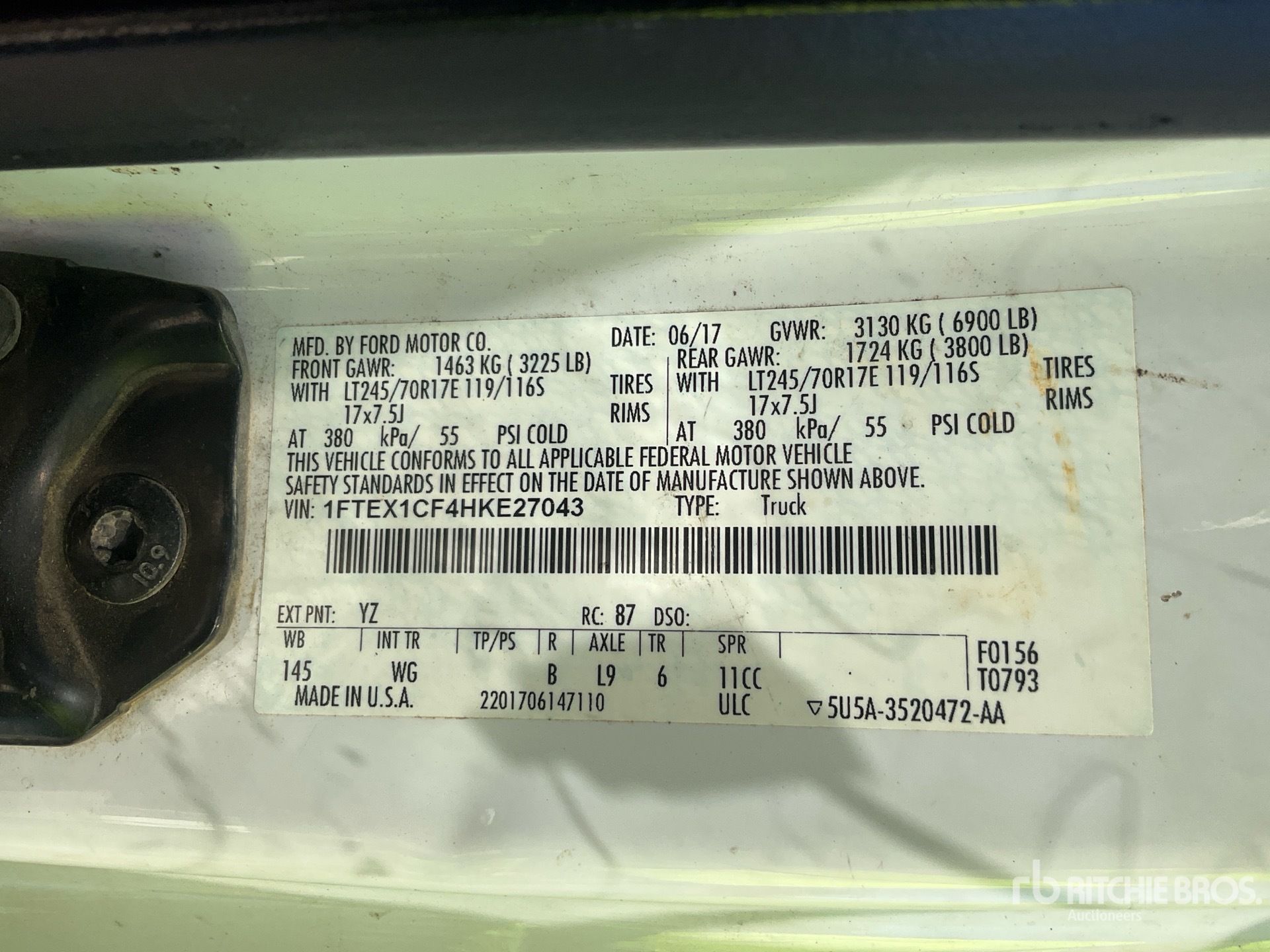 Aspect général with Numéro de série/Numéro d'identification du véhicule automobile