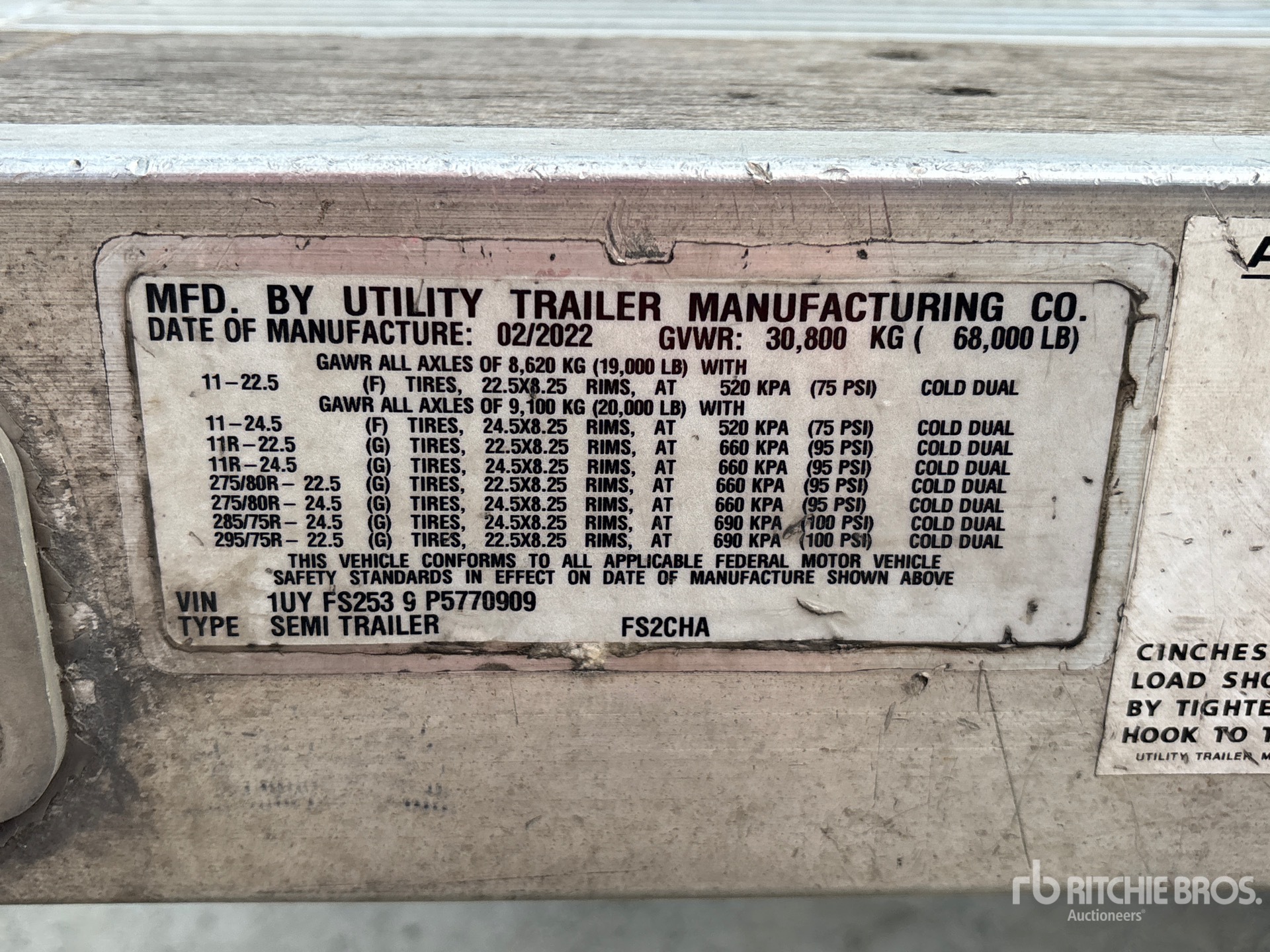 General Appearance with Numero seriale/numero d’identificazione del veicolo (VIN)