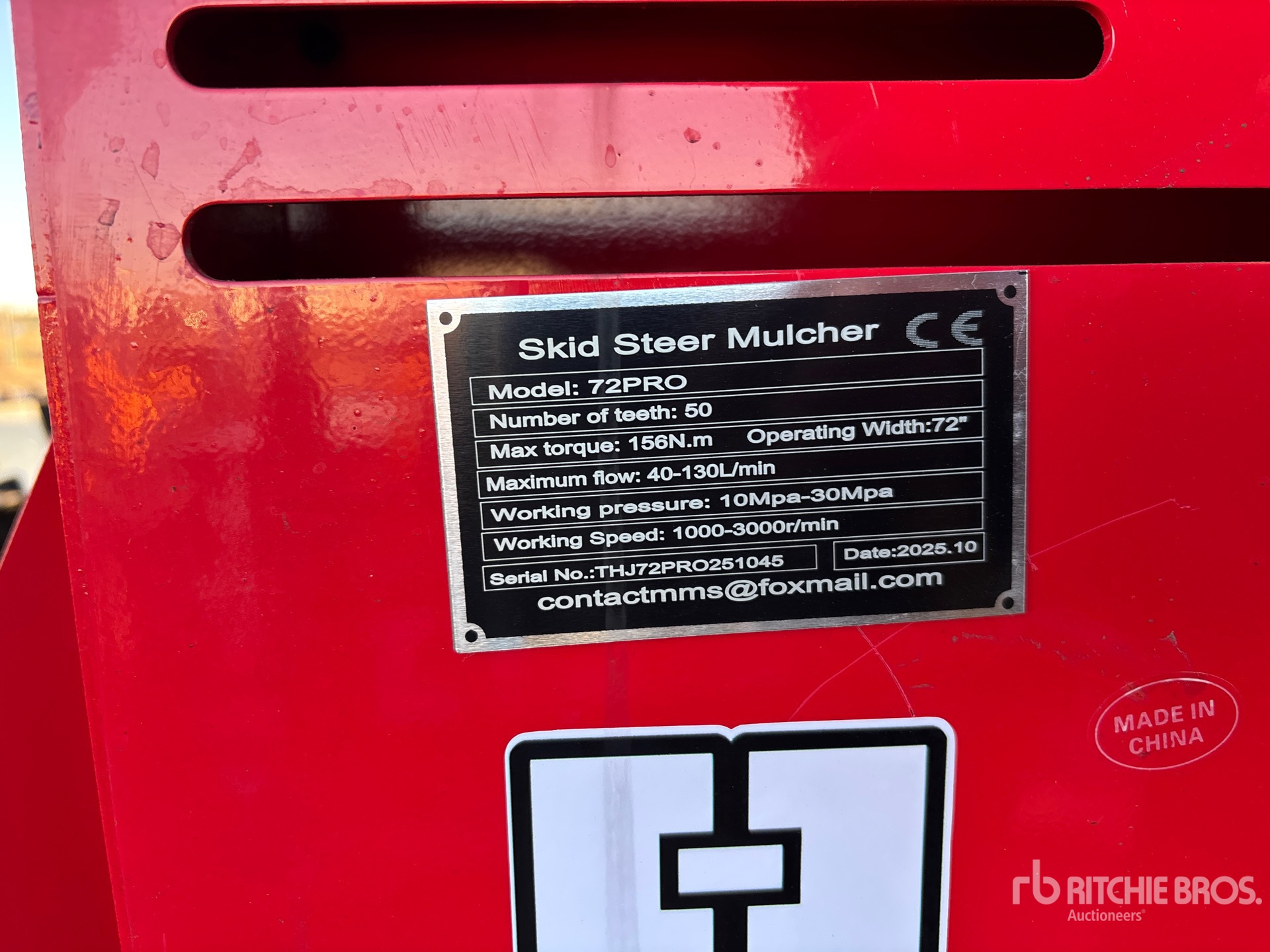 General Appearance with N.º de serie/VIN