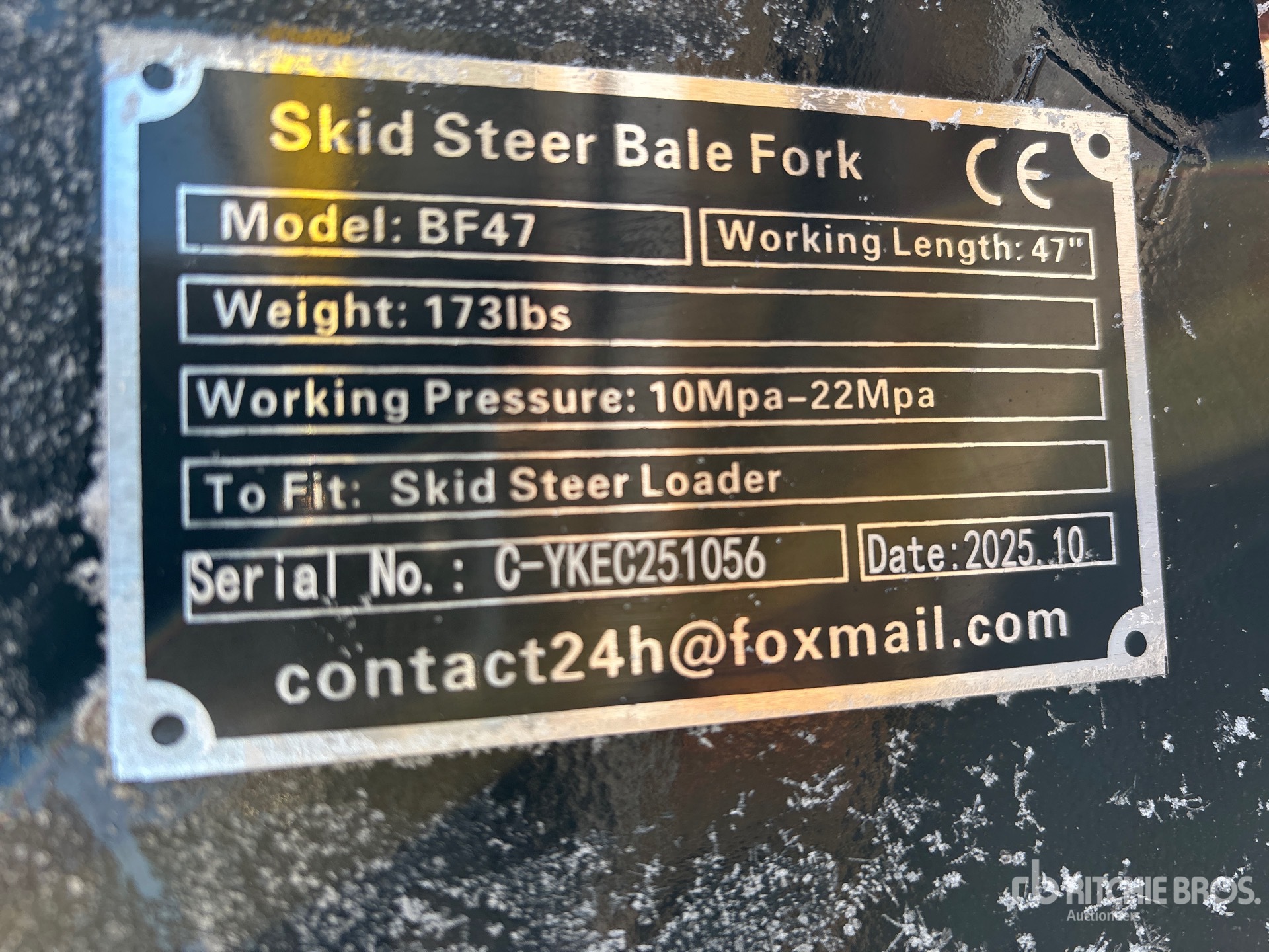 General Appearance with N.º de serie/VIN