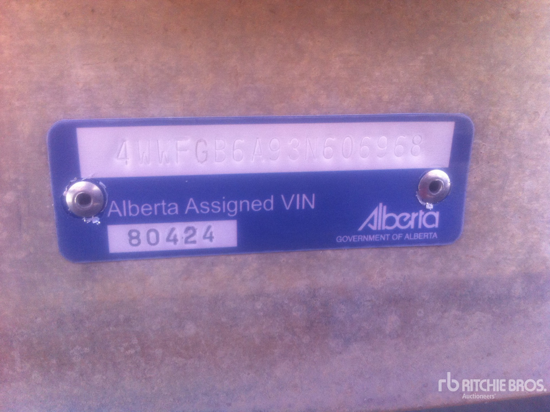 General Appearance with N.º de serie/VIN