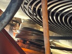 Engine with A/C Compressor