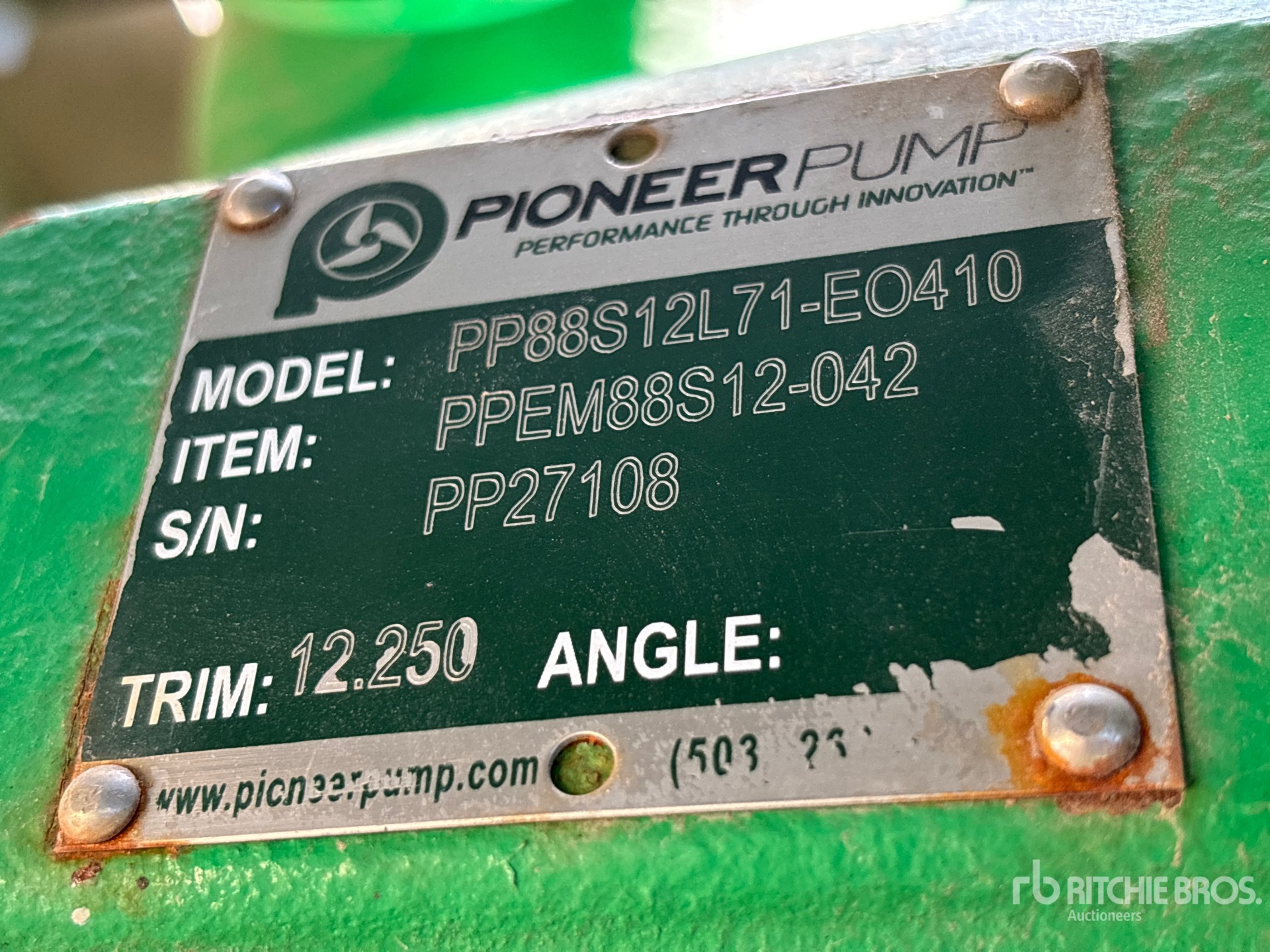 General Appearance with Unit Serial Number