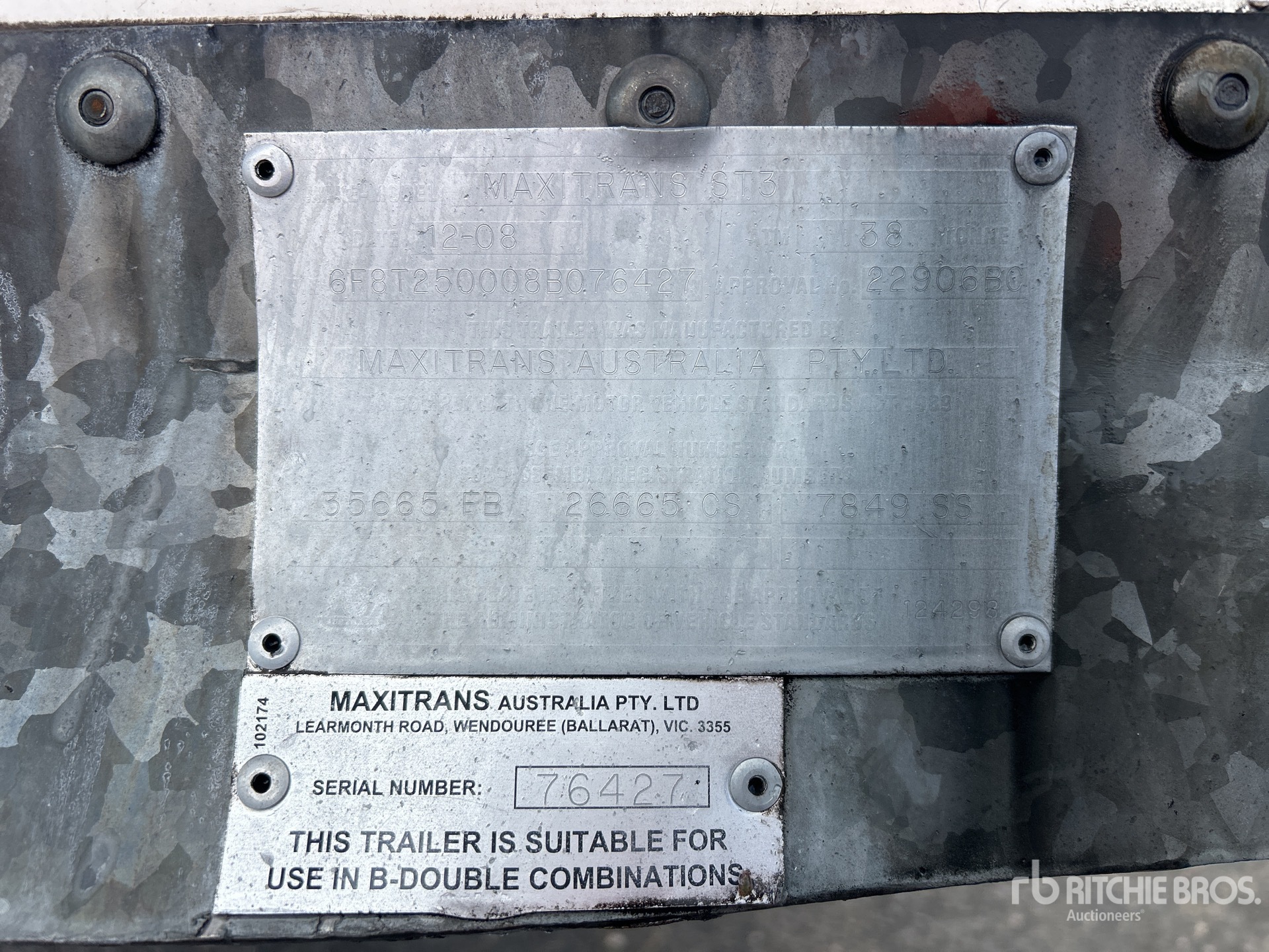 General Appearance with Numero seriale/numero d’identificazione del veicolo (VIN)