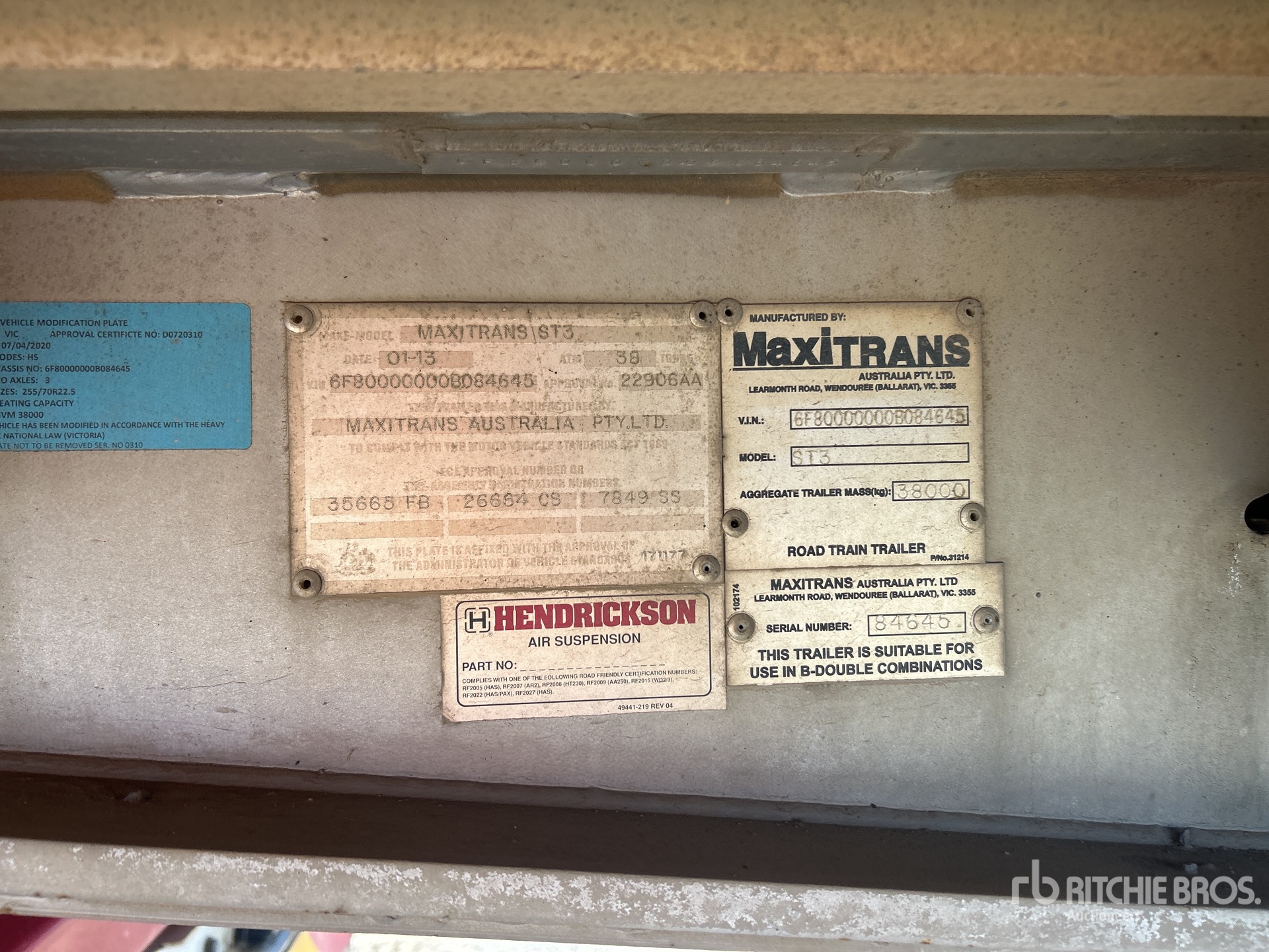 General Appearance with Seriennummer / FIN