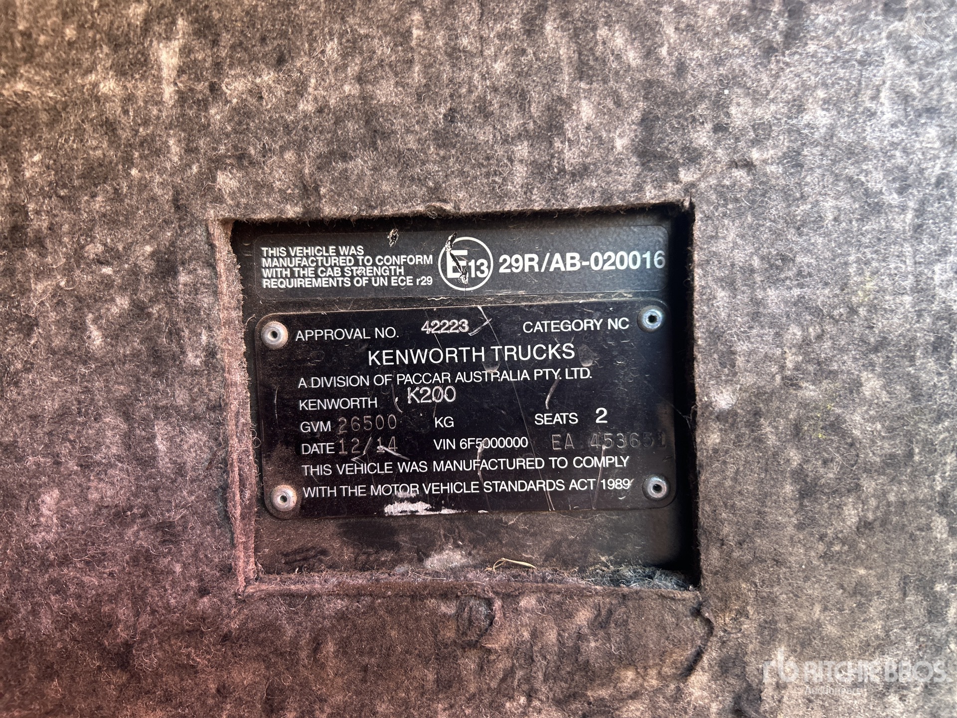 Aspect général with Numéro de série/Numéro d'identification du véhicule automobile