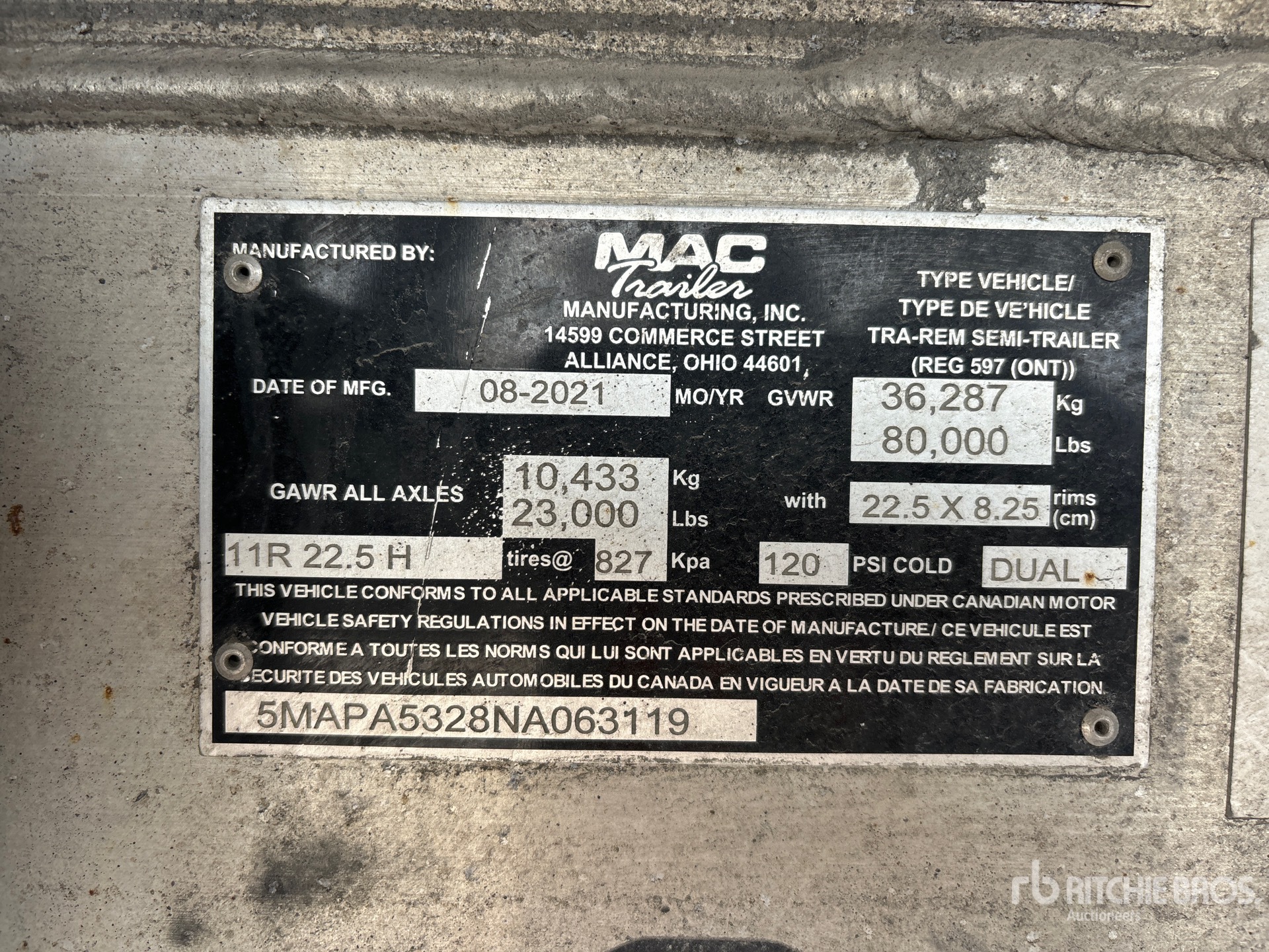 General Appearance with Seriennummer / FIN