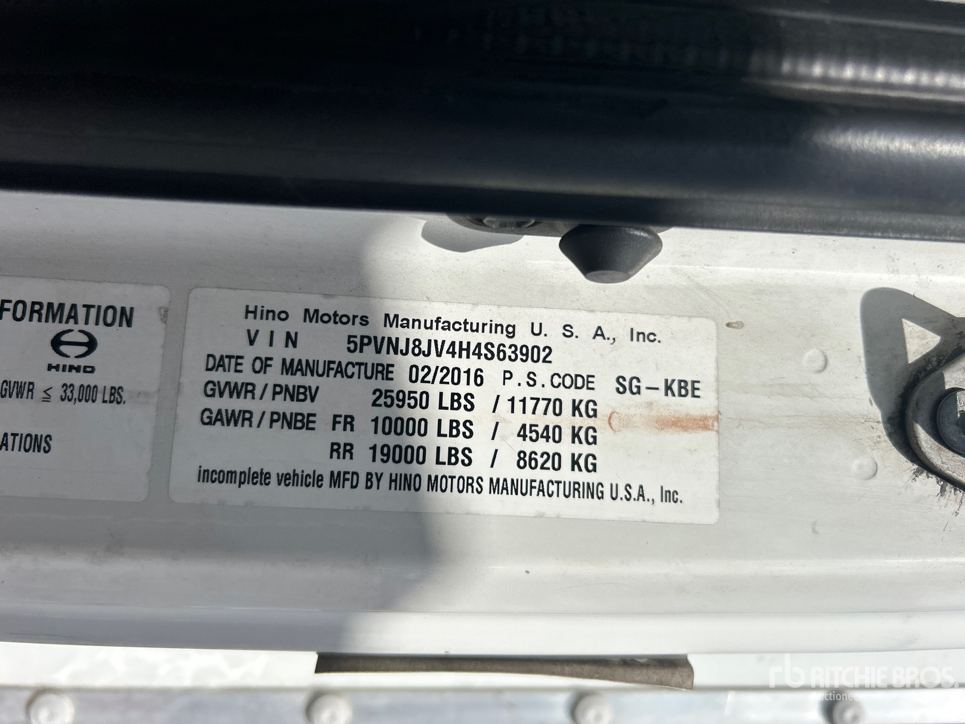 General Appearance with Seriennummer / FIN