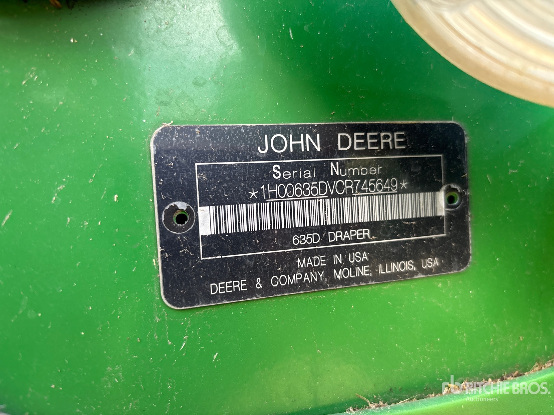 General Appearance with N.º de serie/VIN