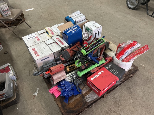 Quantity of Striping Paint and Sealing Supplies