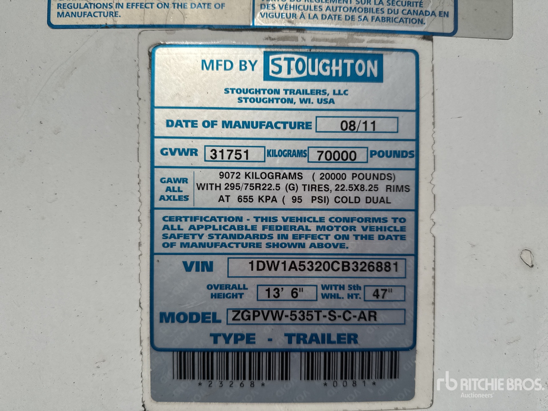 General Appearance with Seriennummer / FIN