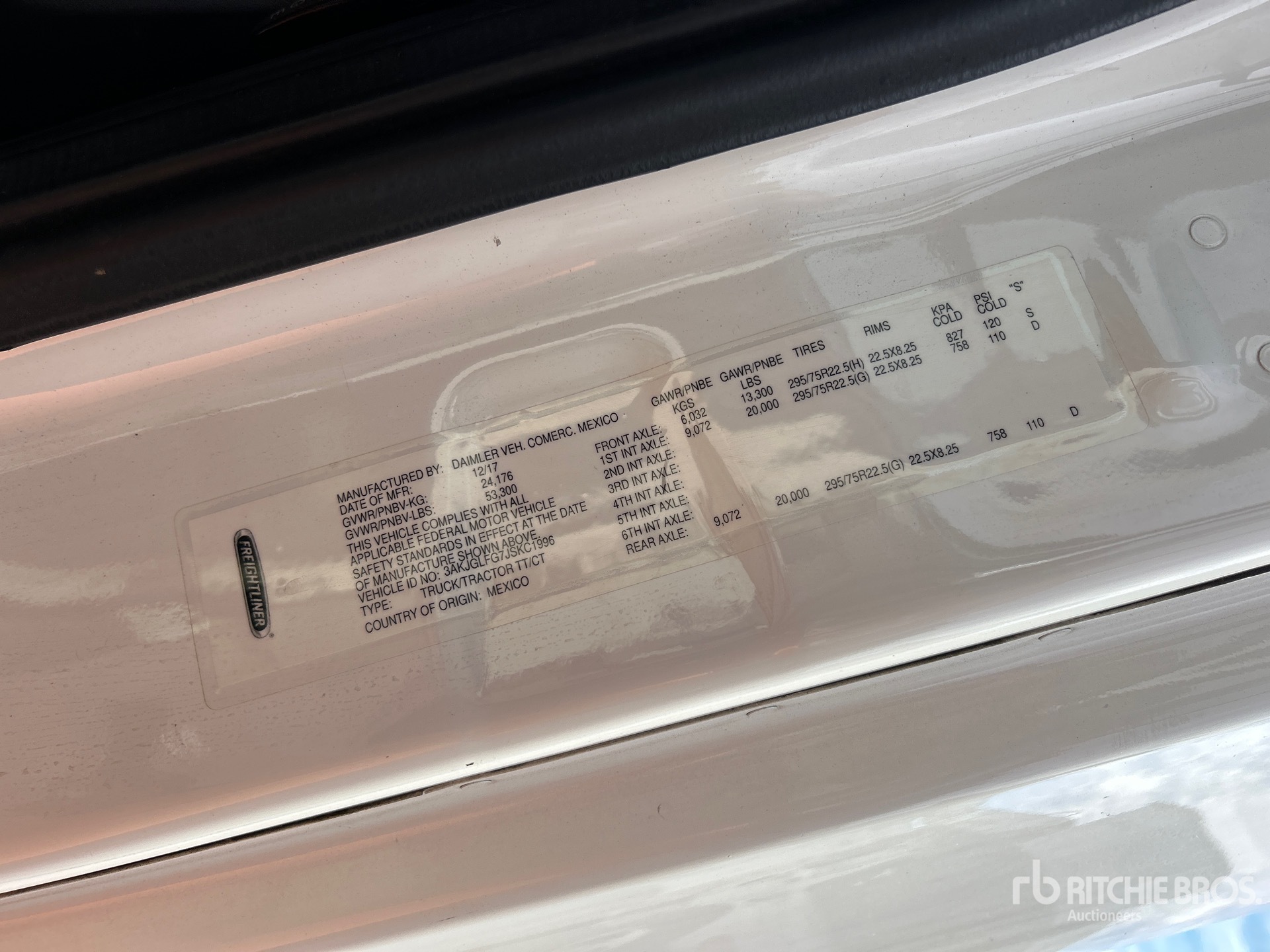 General Appearance with Second Serial Number/VIN Photo