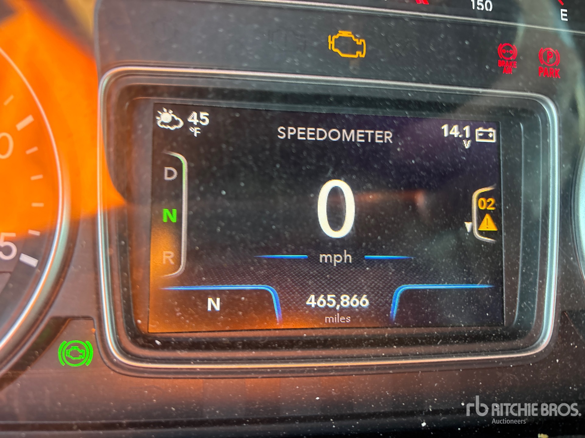 General Appearance with Hour Meter / Odometer