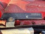 Engine with Emission Label