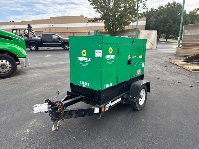 2014 MQ Power DCA25SSIU4FSG 25 kVA Mobile Generator Set (Inoperable)