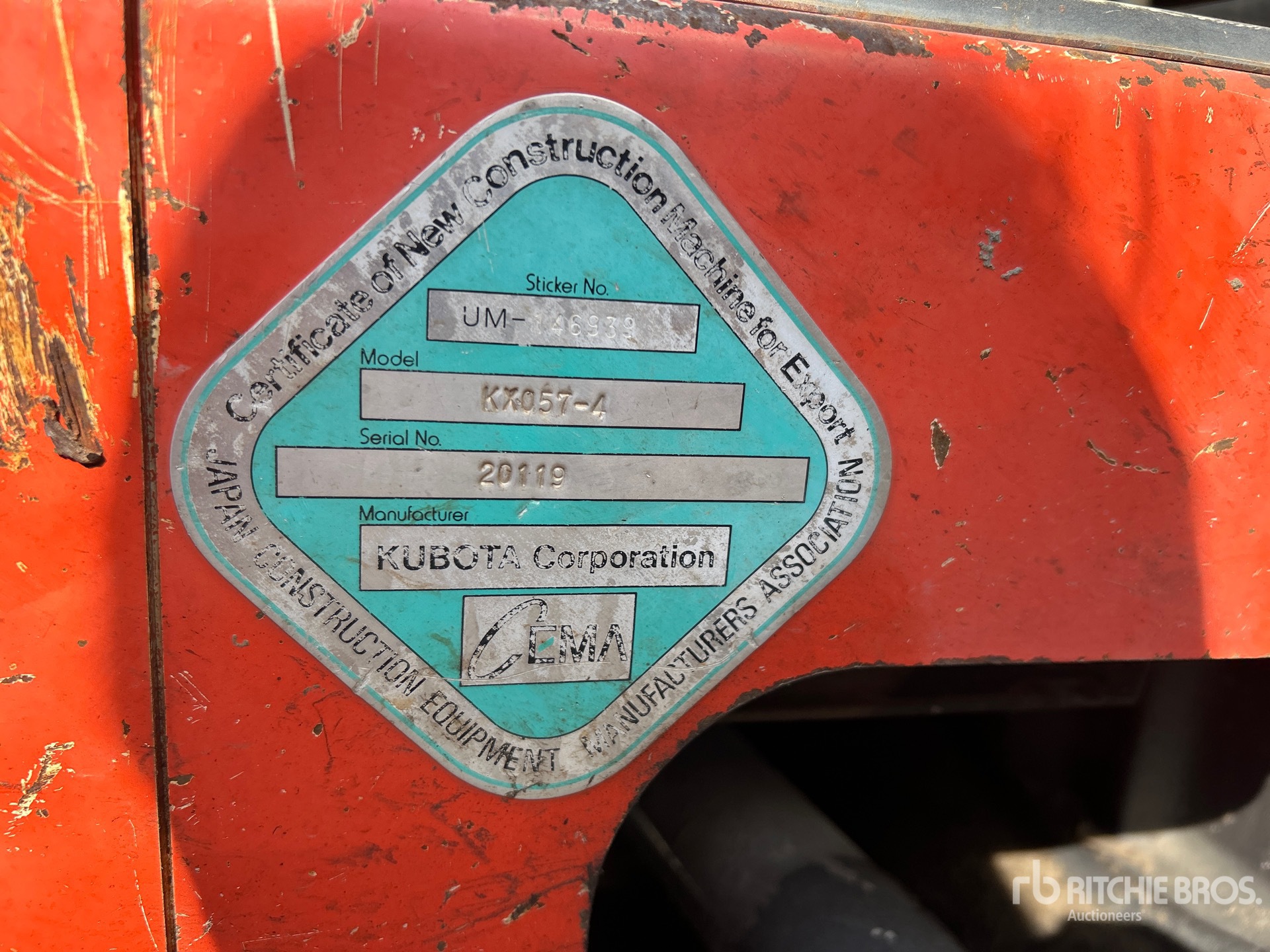 General Appearance with Numéro de série/Numéro d'identification du véhicule automobile