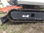 Undercarriage with Left Track Tensioner