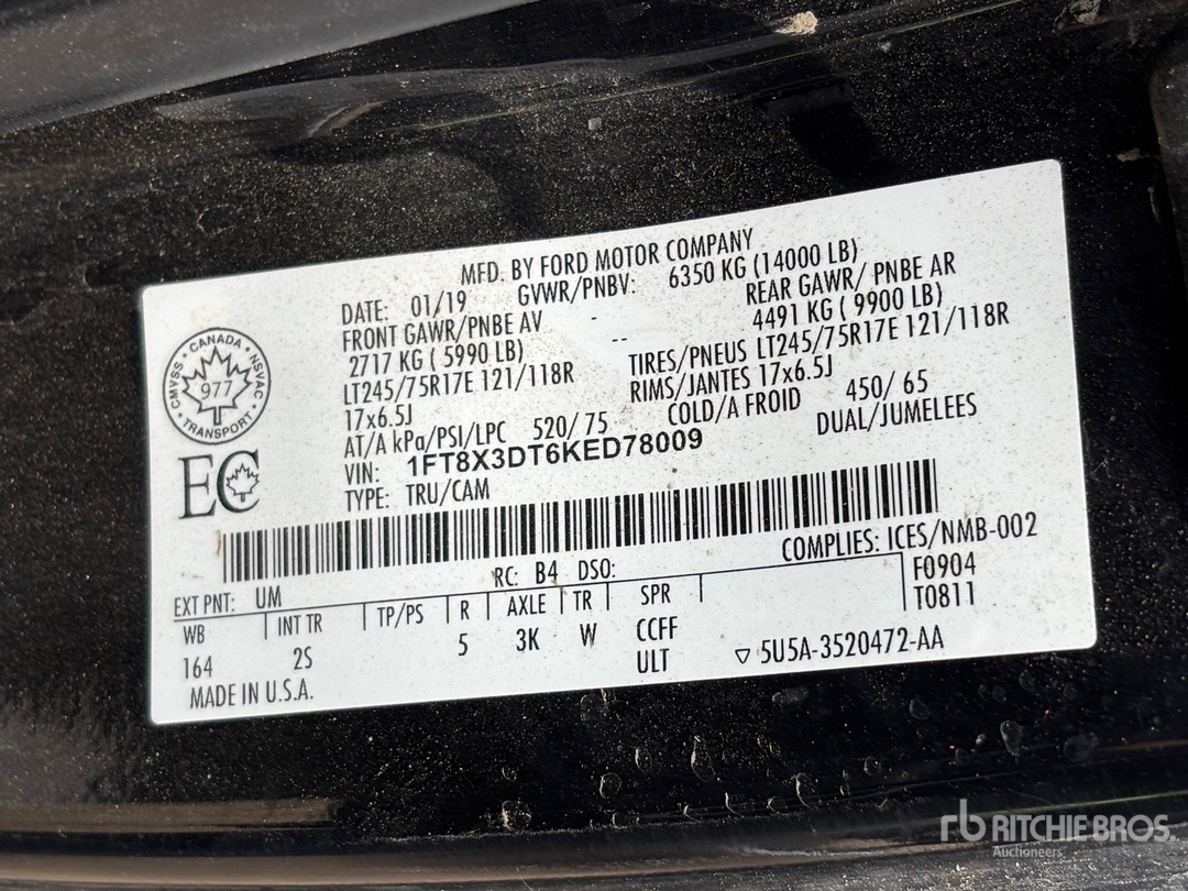 General Appearance with Second Serial Number/VIN Photo