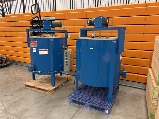 Quantity of (2) Sta-Warm Y150MBWSS Hated Mixing Tank Tank
