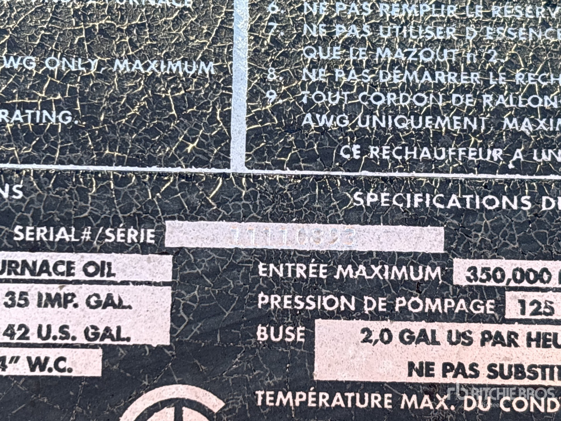 General Appearance with Numero seriale/numero d’identificazione del veicolo (VIN)