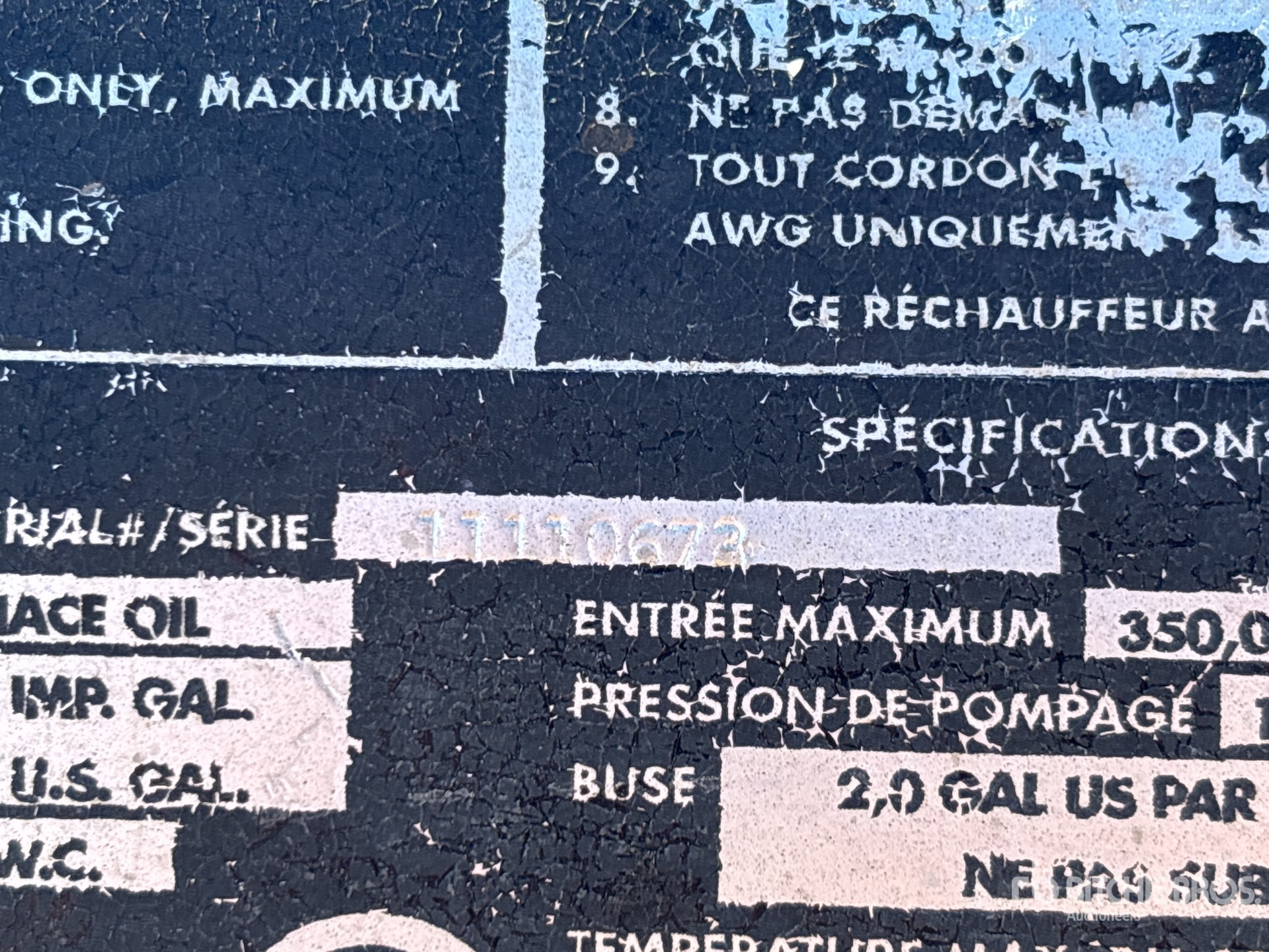 General Appearance with Numero seriale/numero d’identificazione del veicolo (VIN)