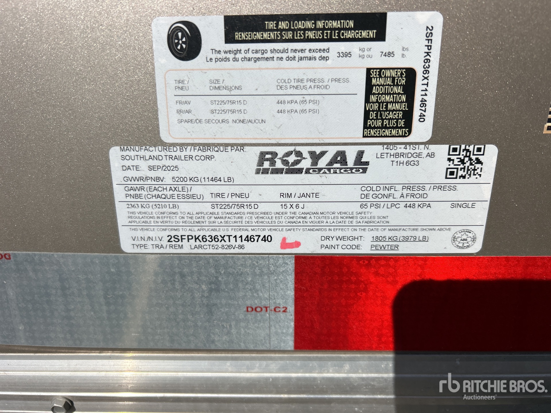 General Appearance with Seriennummer / FIN