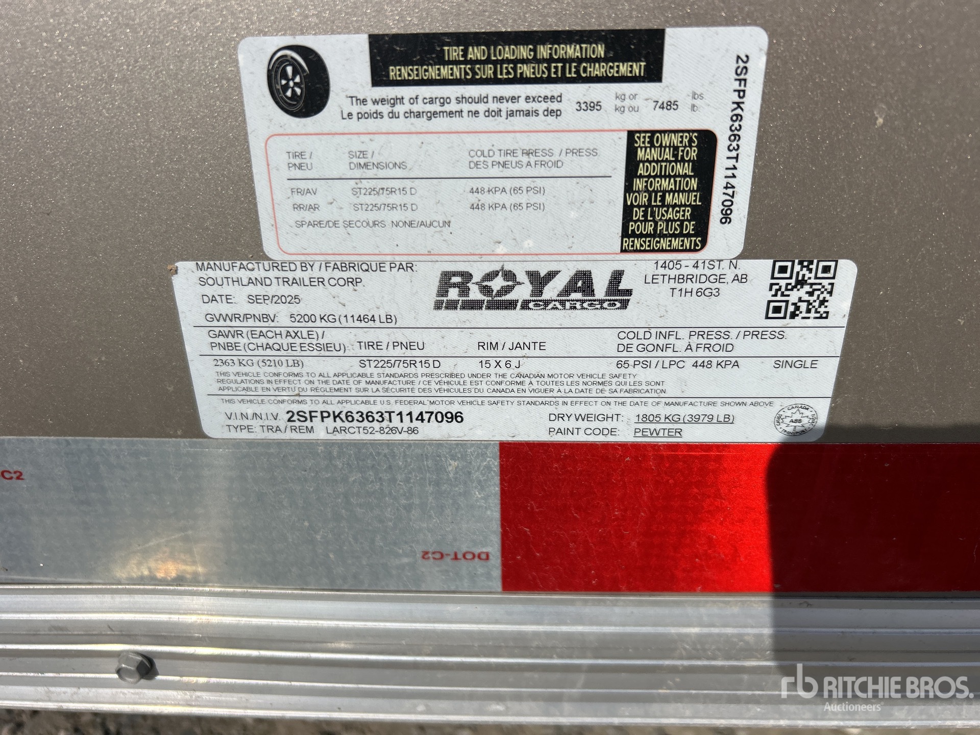 General Appearance with Seriennummer / FIN