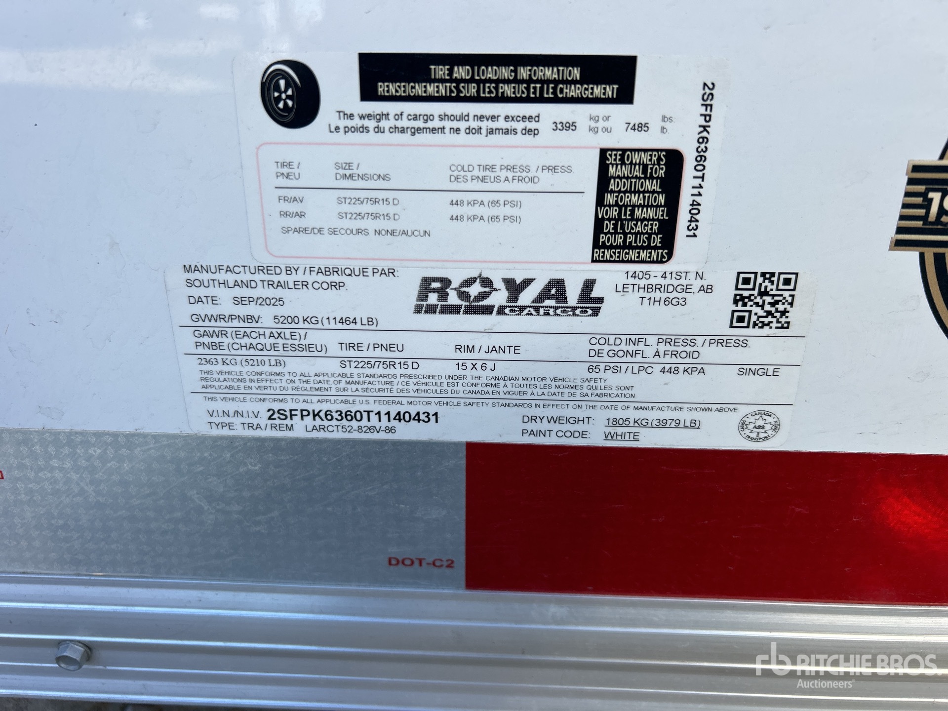 General Appearance with Seriennummer / FIN