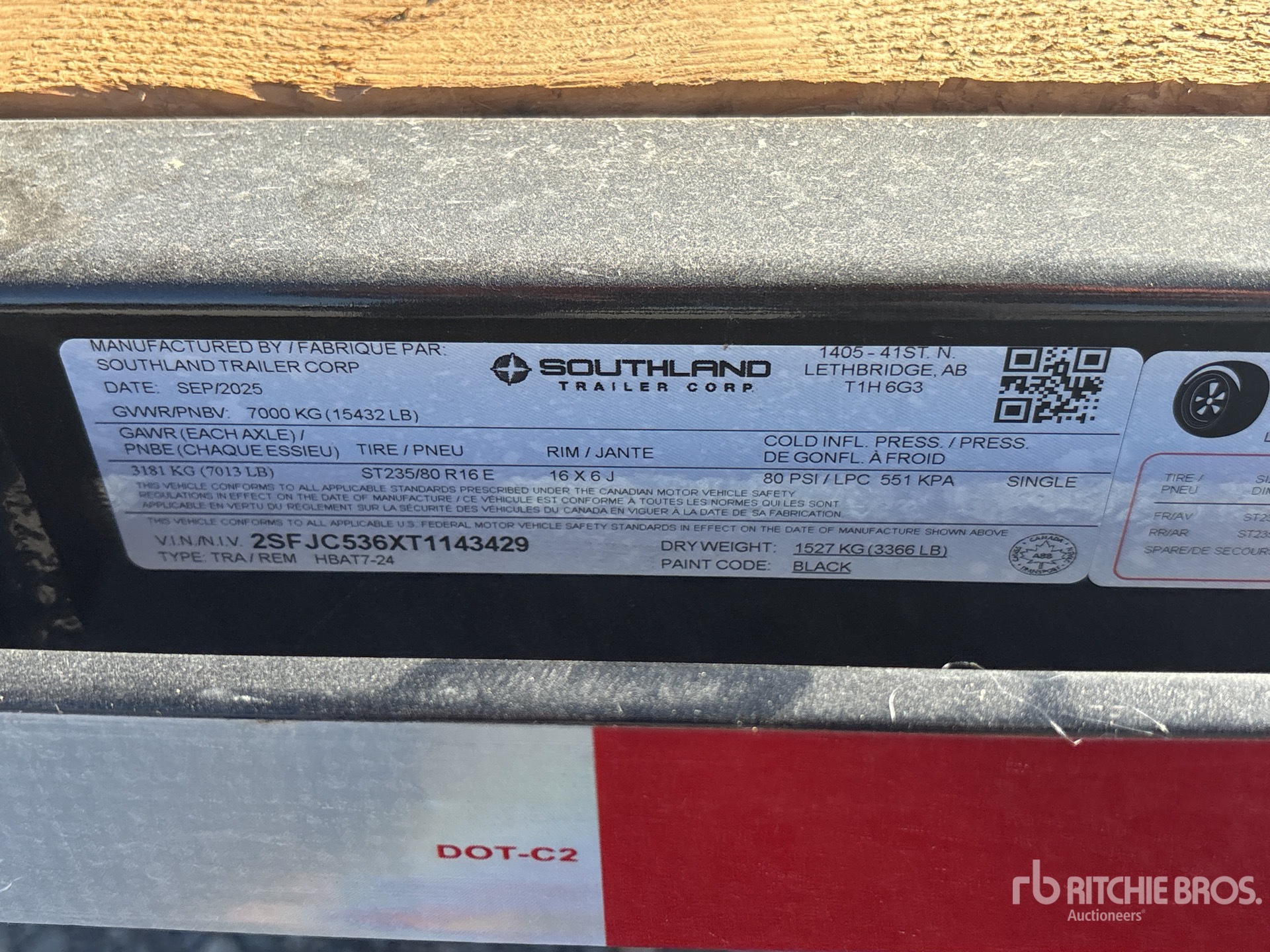 General Appearance with N.º de serie/VIN