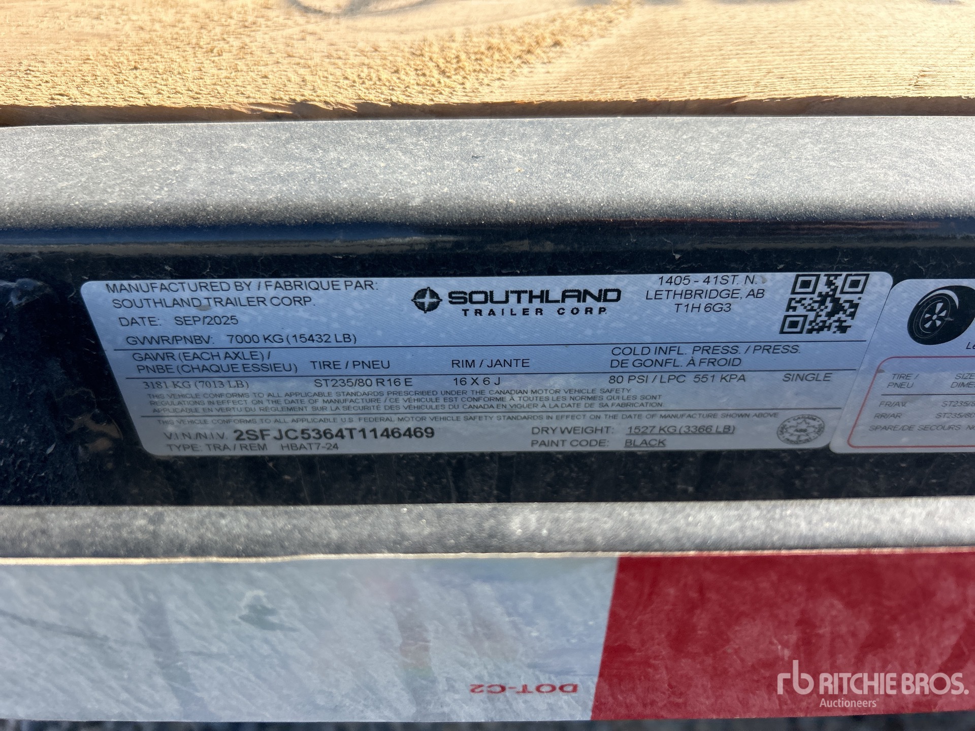 General Appearance with N.º de serie/VIN