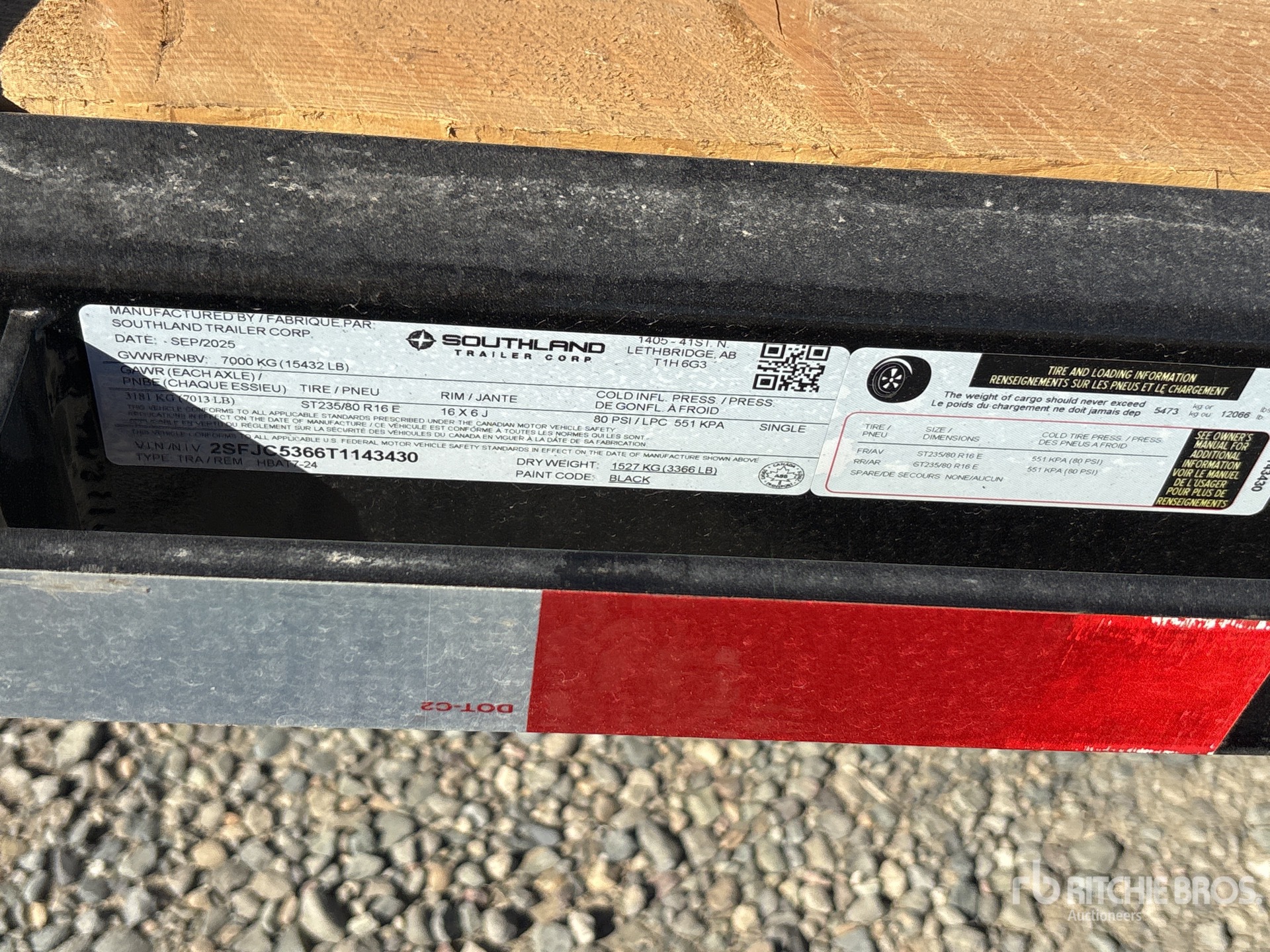 General Appearance with N.º de serie/VIN