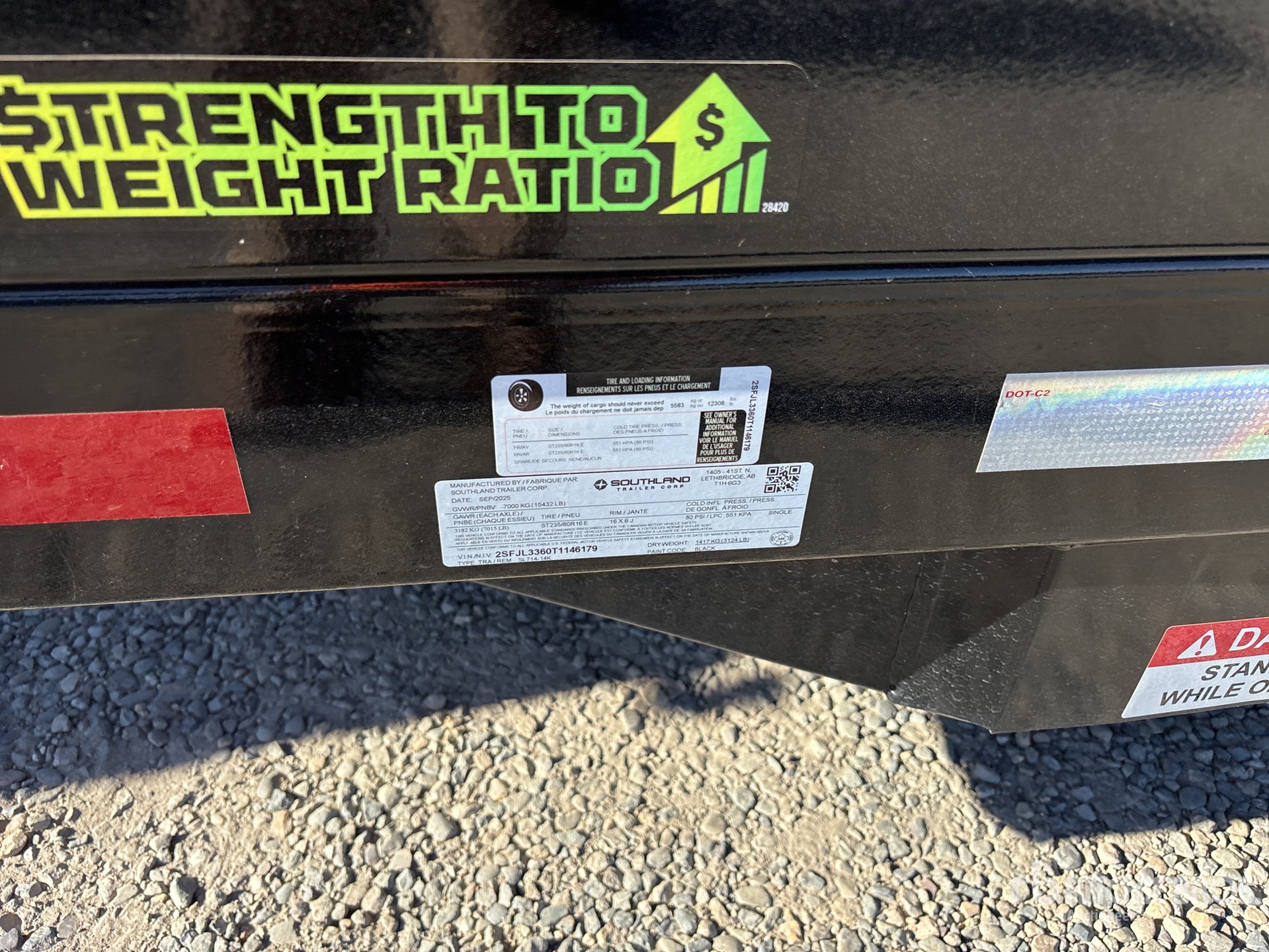 General Appearance with N.º de serie/VIN