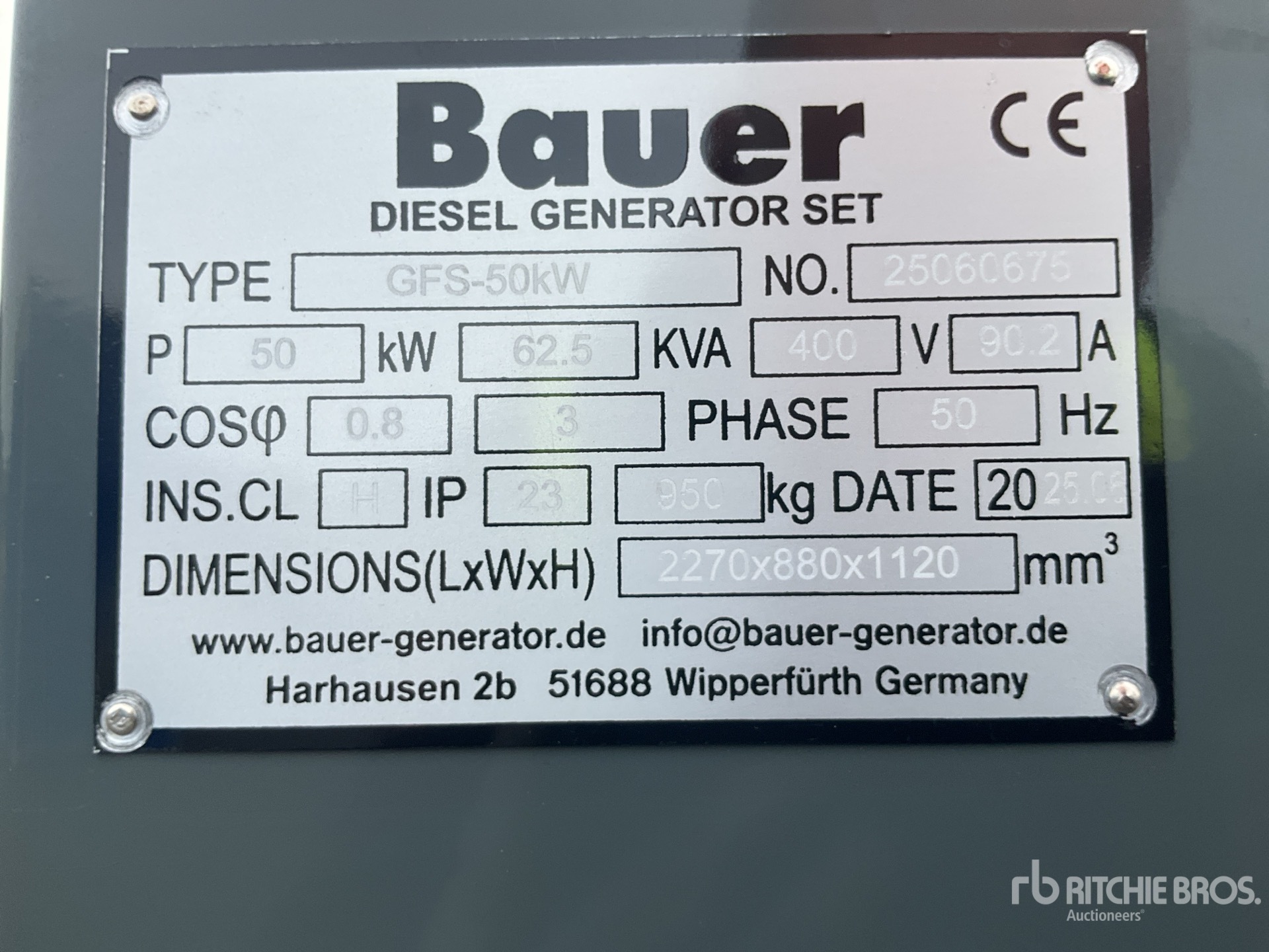 General Appearance with Numer seryjny/numer identyfikacyjny pojazdu